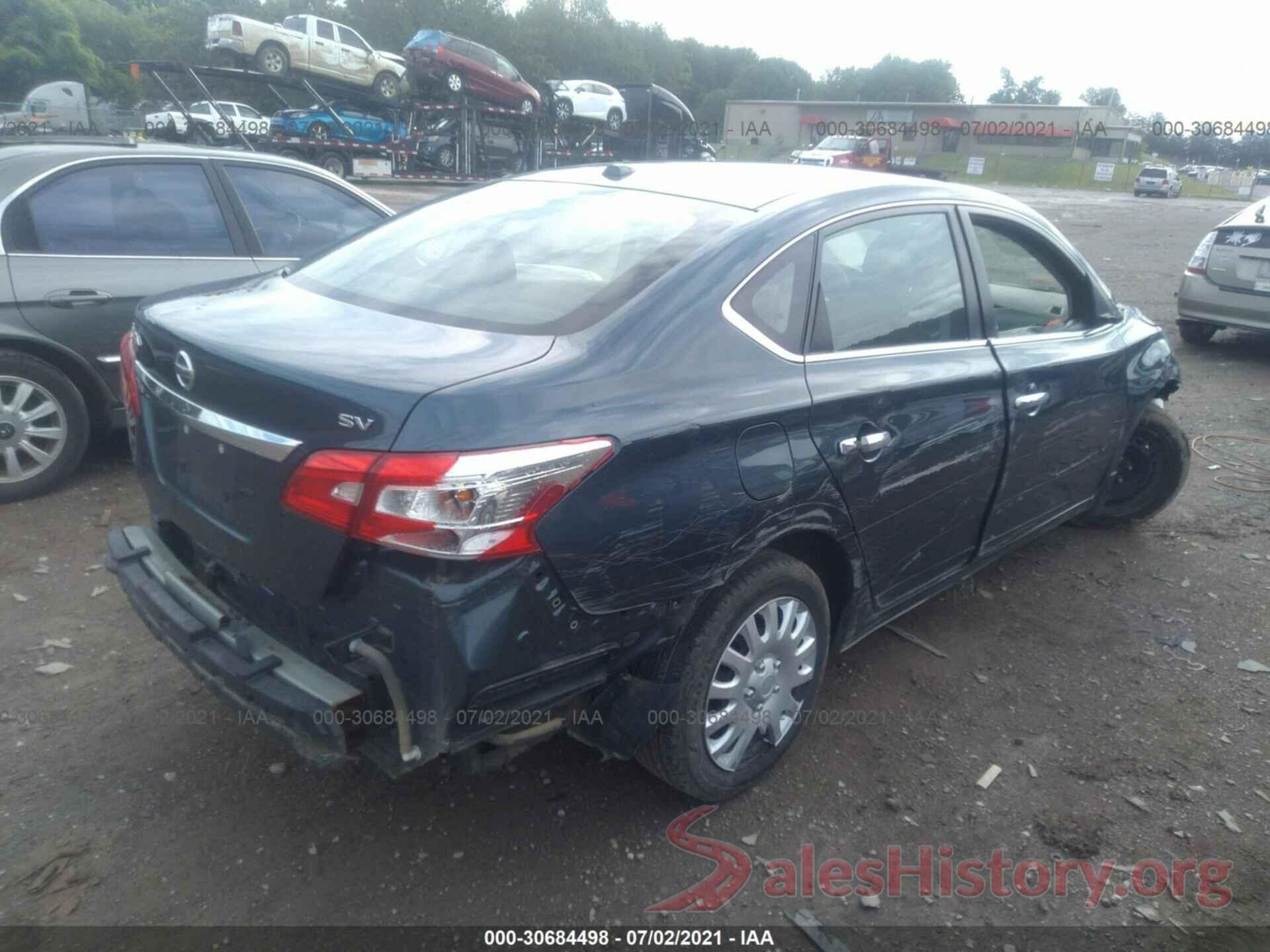 3N1AB7AP4HY258609 2017 NISSAN SENTRA