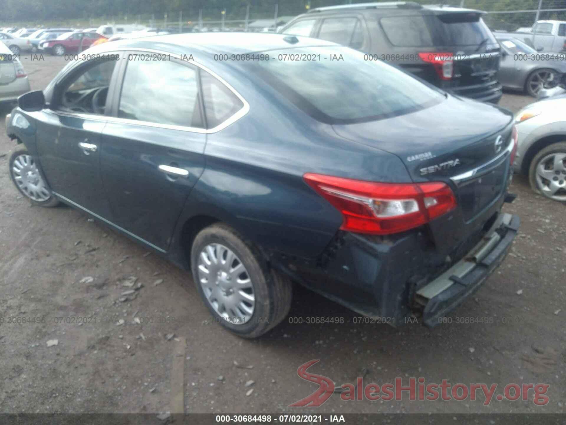 3N1AB7AP4HY258609 2017 NISSAN SENTRA