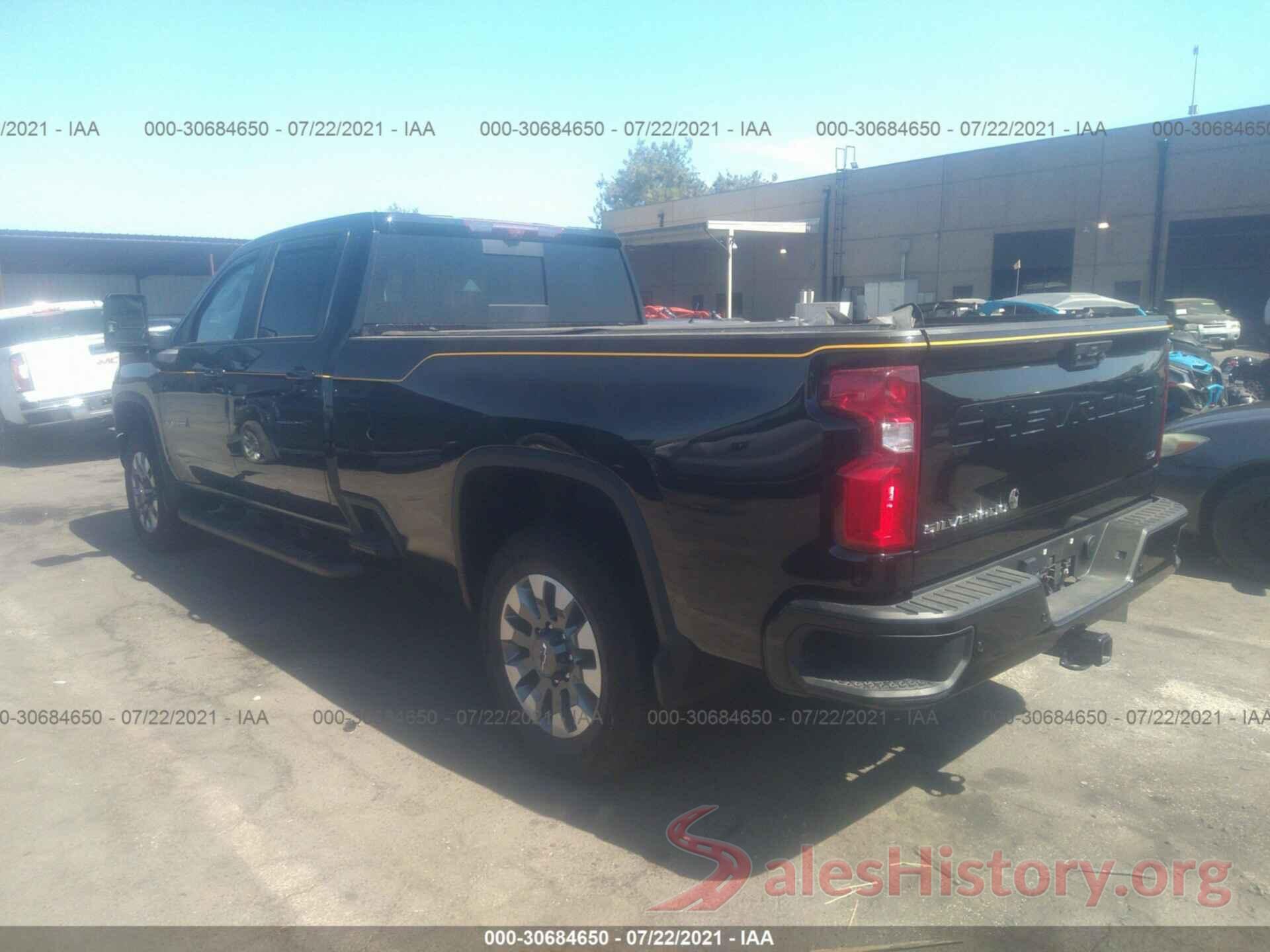 1GC4YPEY9MF147843 2021 CHEVROLET SILVERADO 2500HD