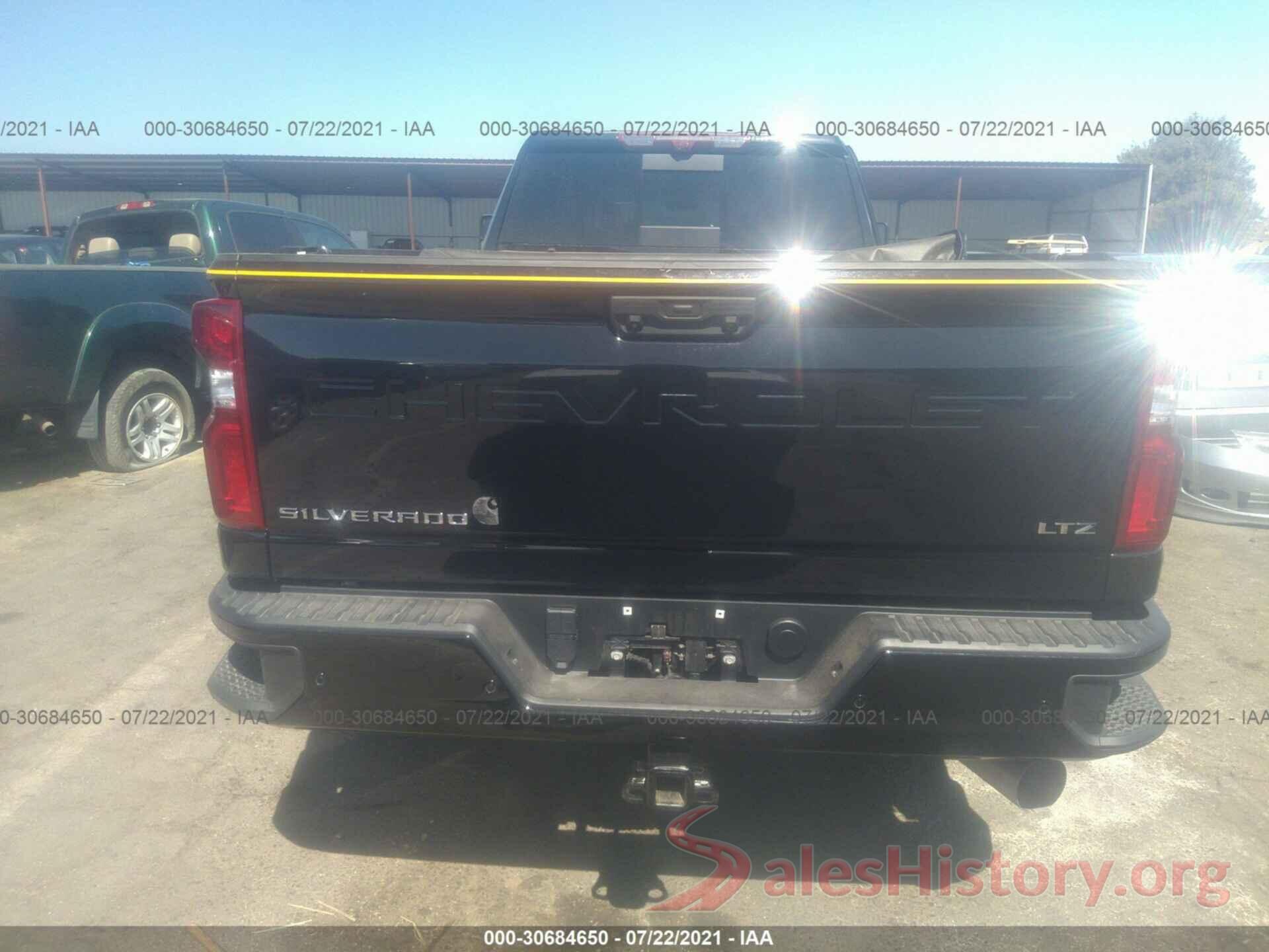 1GC4YPEY9MF147843 2021 CHEVROLET SILVERADO 2500HD