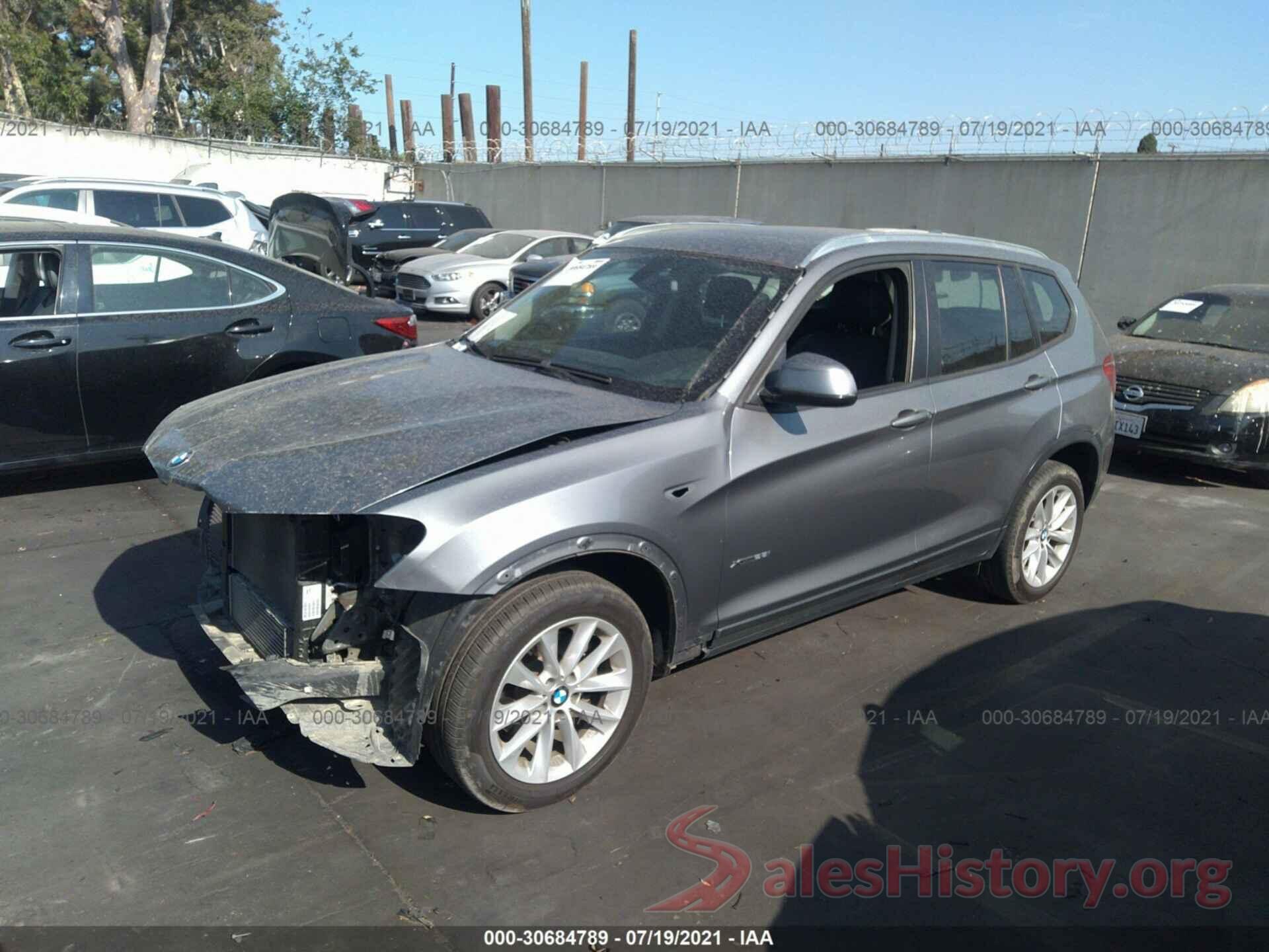 5UXWX9C51G0D68829 2016 BMW X3