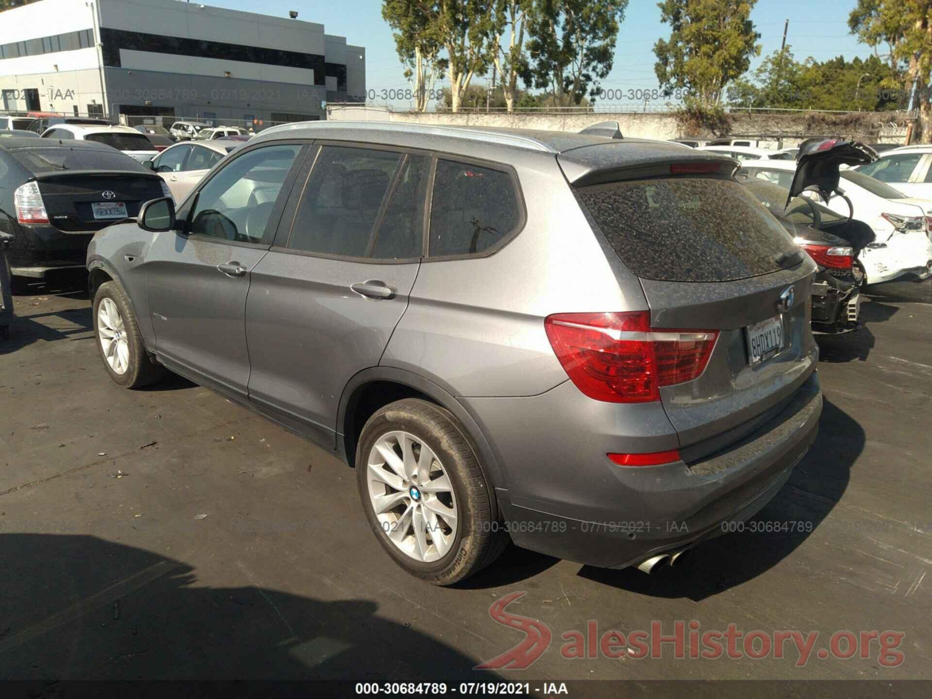 5UXWX9C51G0D68829 2016 BMW X3