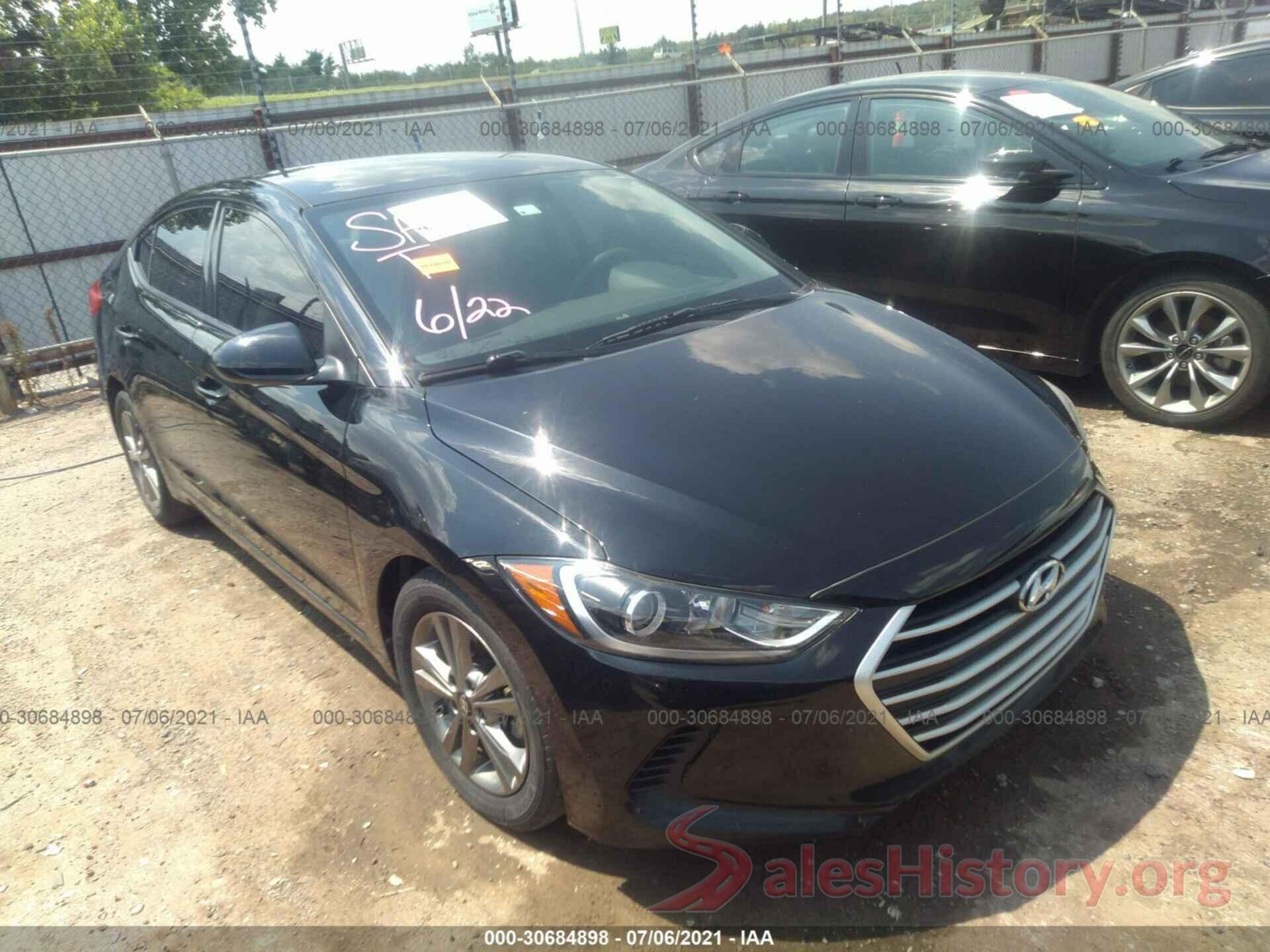 5NPD84LF8HH043100 2017 HYUNDAI ELANTRA