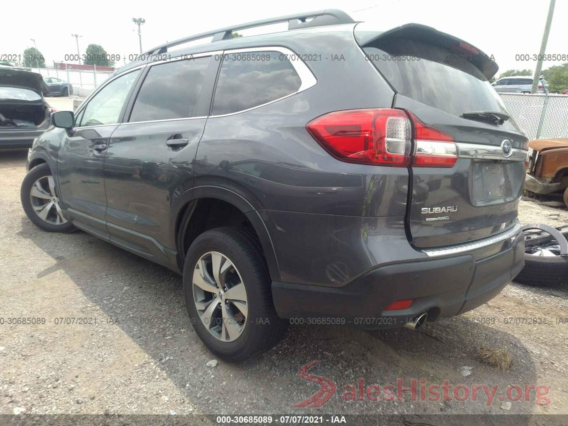 4S4WMAFDXK3426581 2019 SUBARU ASCENT