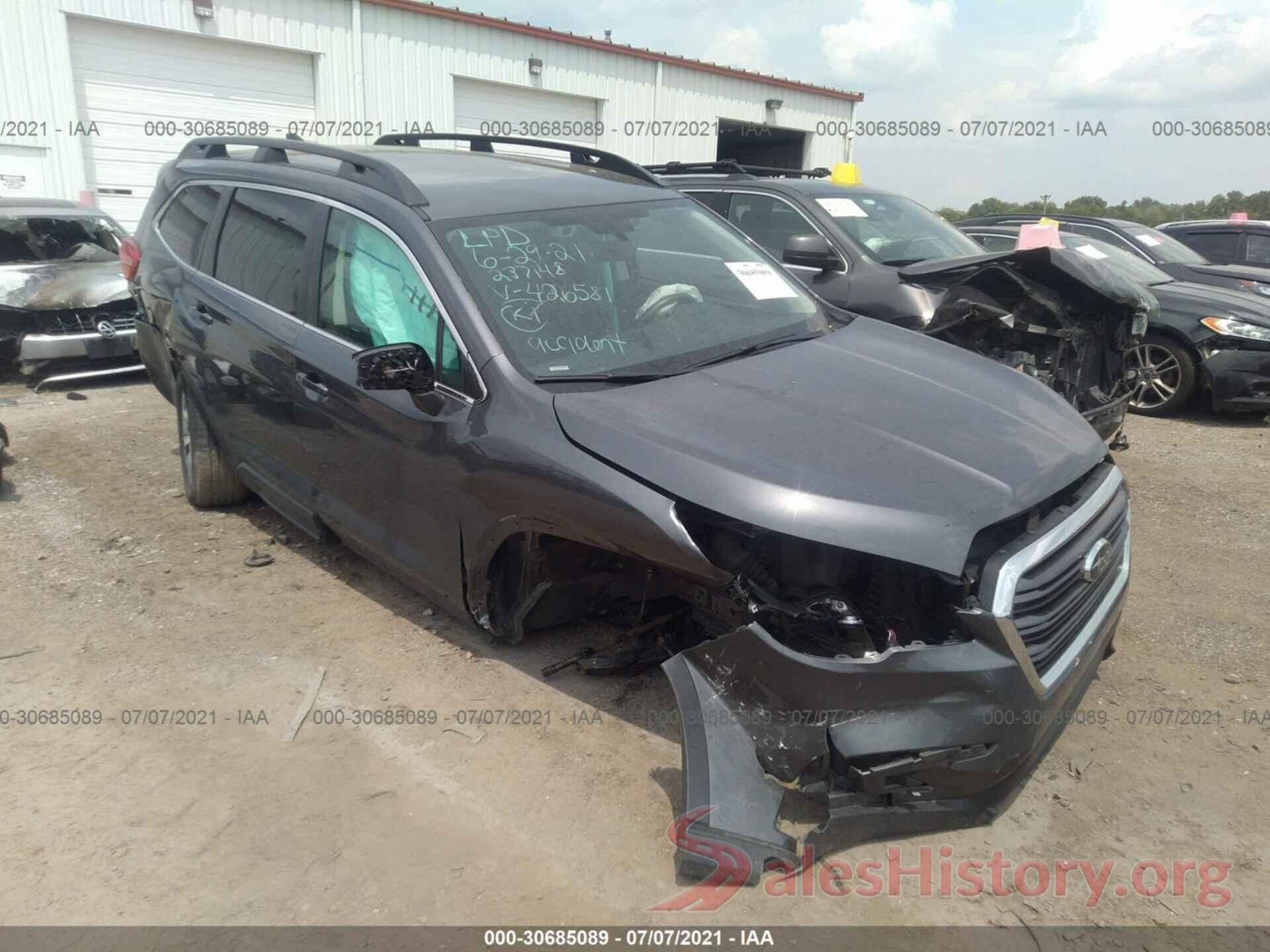 4S4WMAFDXK3426581 2019 SUBARU ASCENT