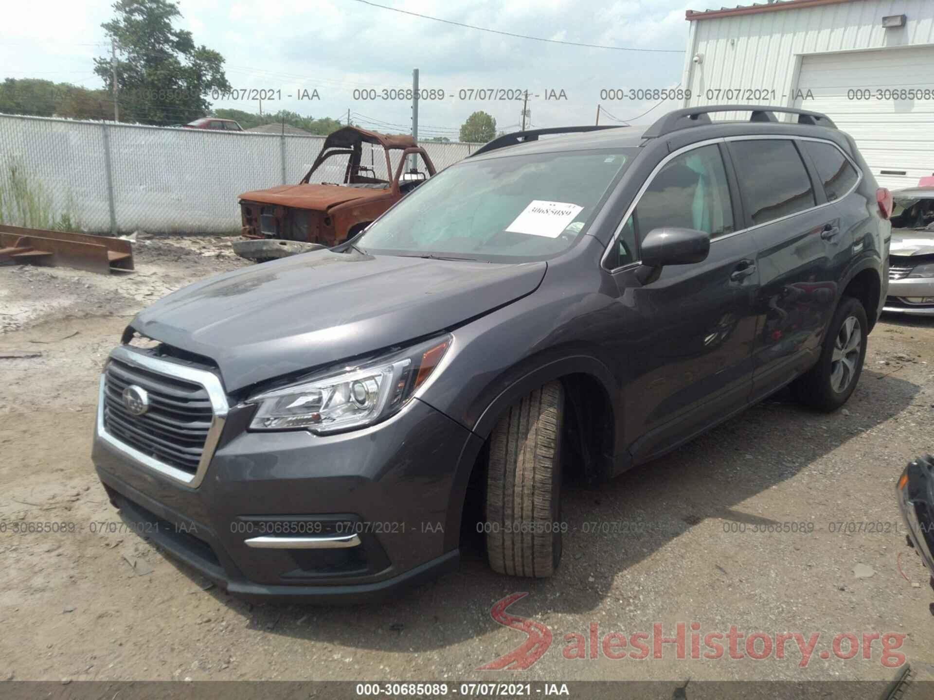 4S4WMAFDXK3426581 2019 SUBARU ASCENT