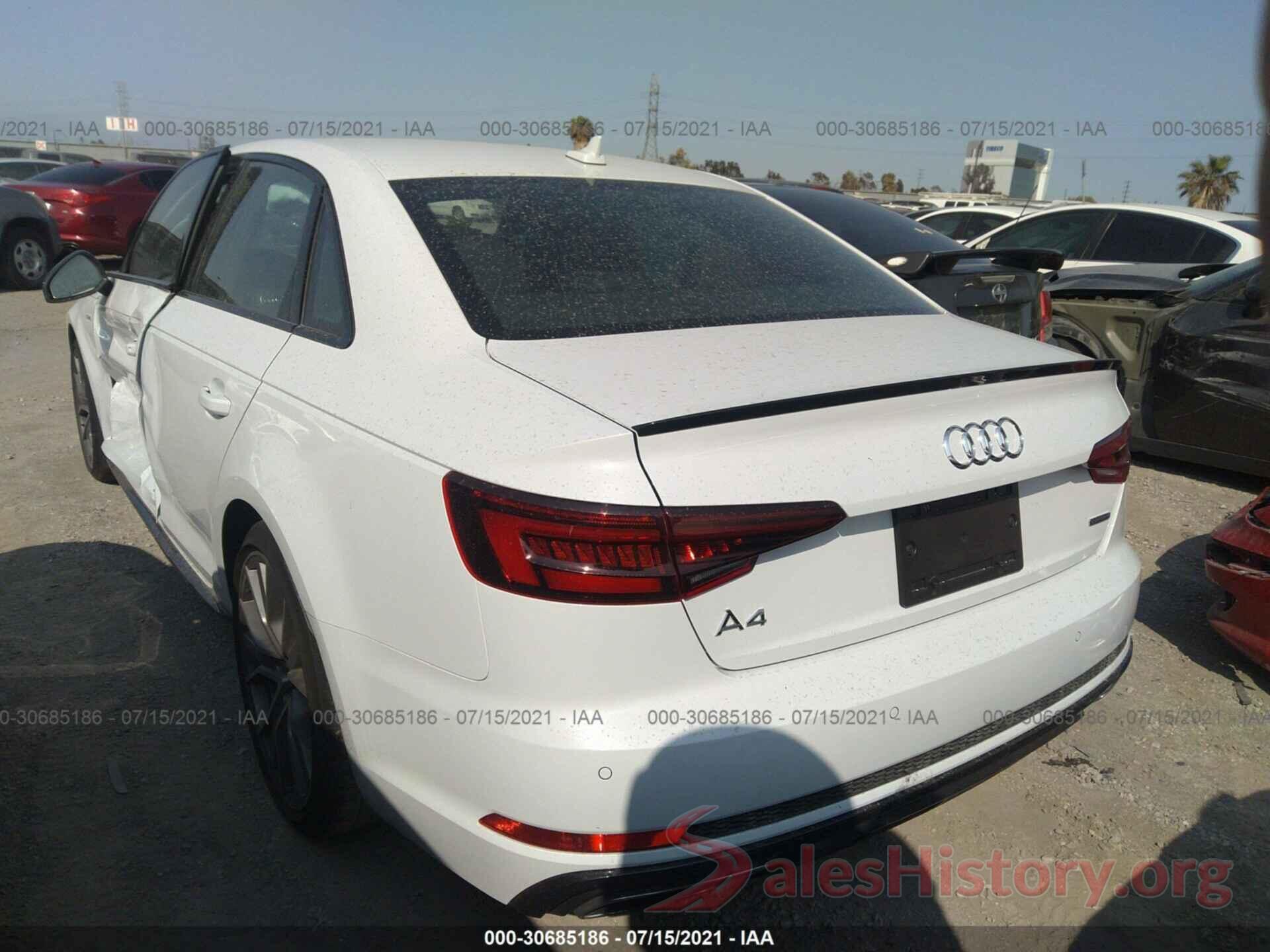 WAUENAF41KA112338 2019 AUDI A4