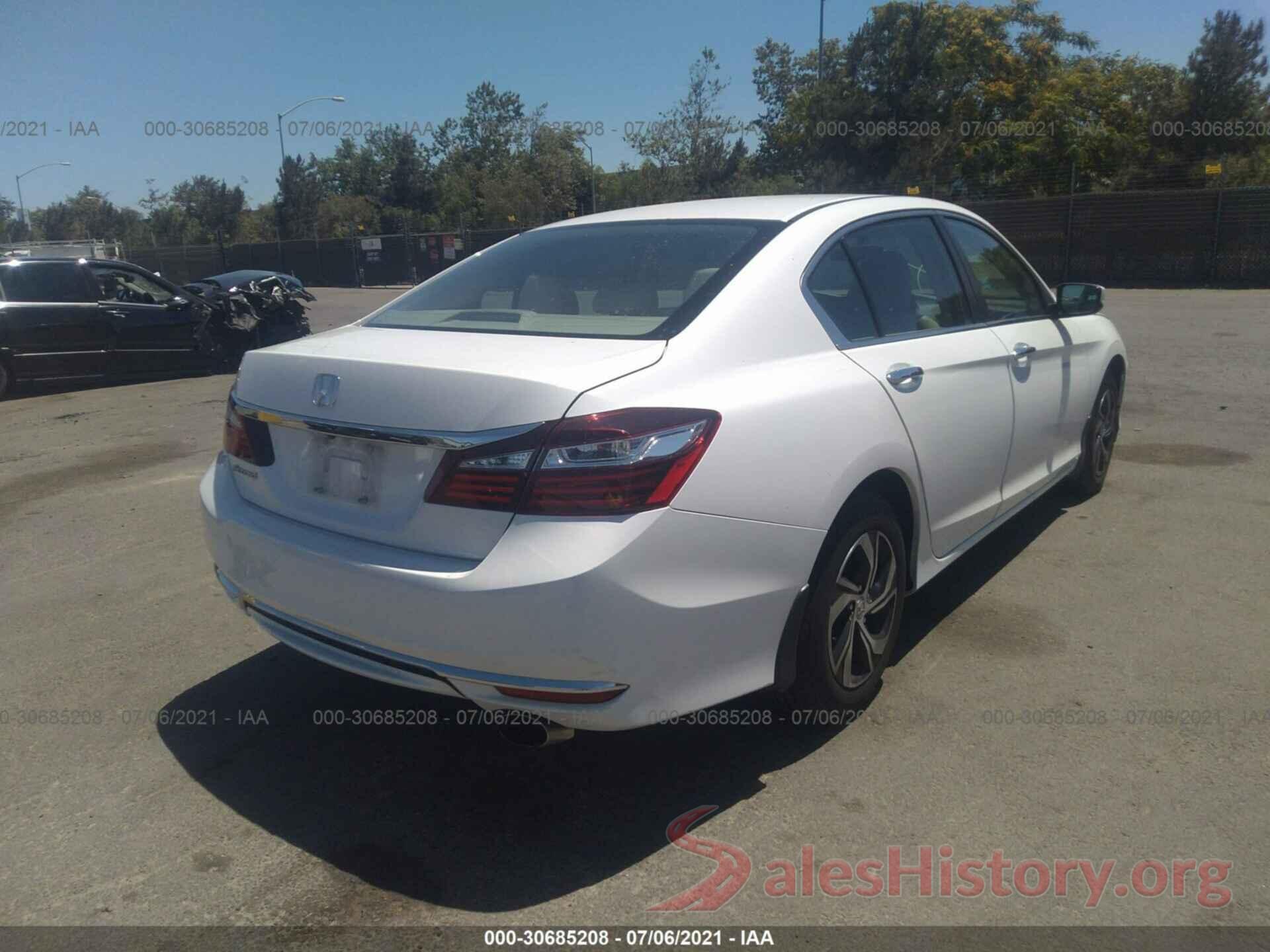 1HGCR2F31GA161592 2016 HONDA ACCORD SEDAN