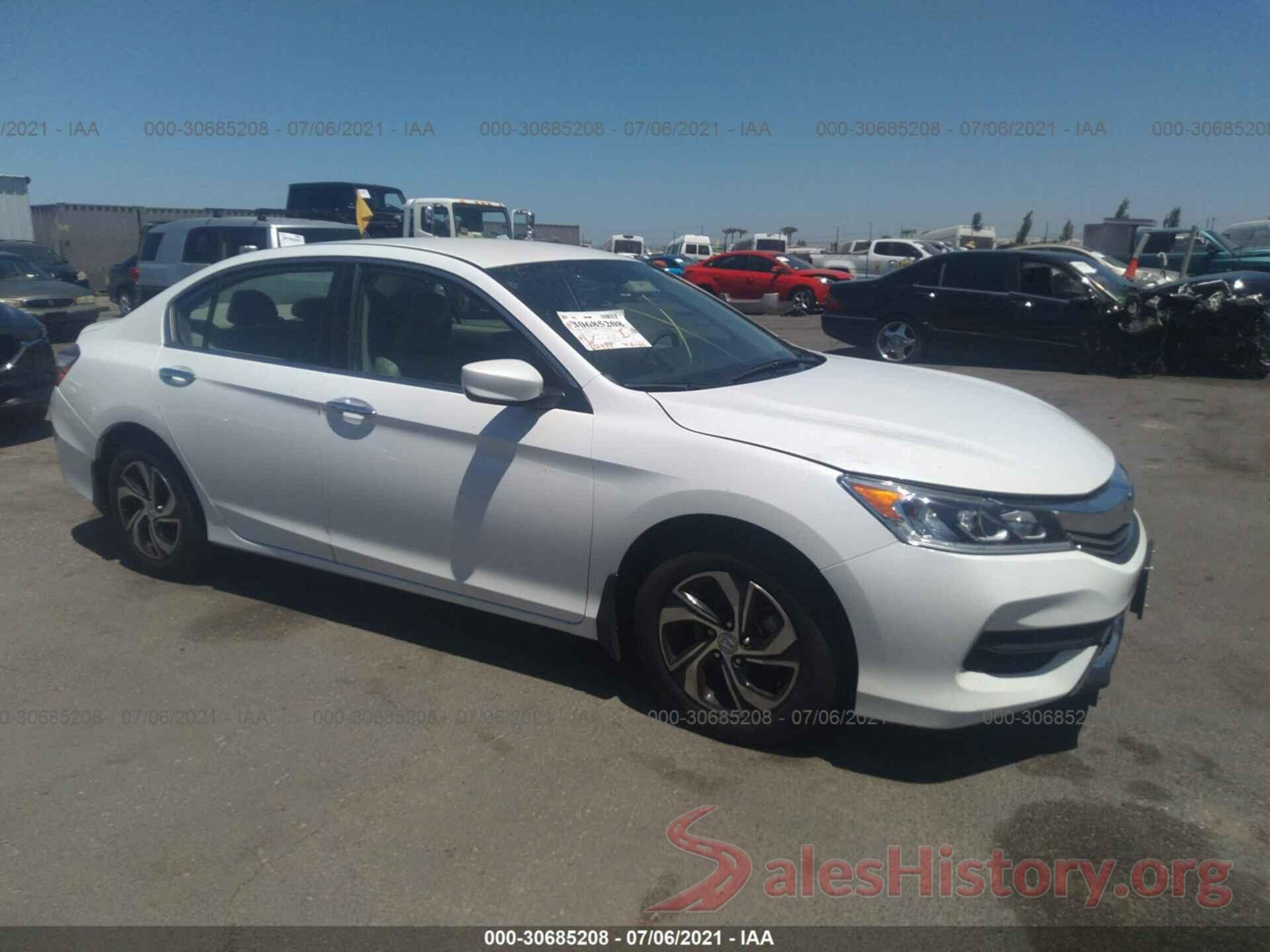 1HGCR2F31GA161592 2016 HONDA ACCORD SEDAN