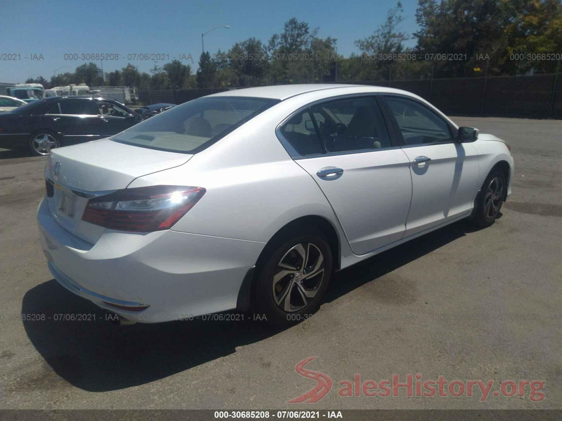 1HGCR2F31GA161592 2016 HONDA ACCORD SEDAN