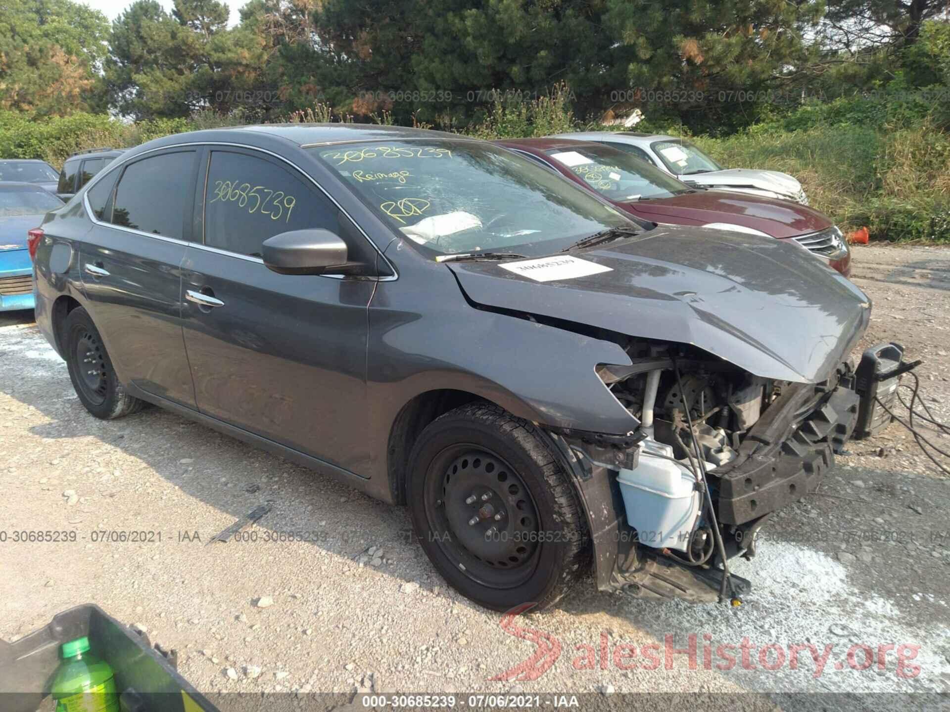 3N1AB7AP7GL649765 2016 NISSAN SENTRA