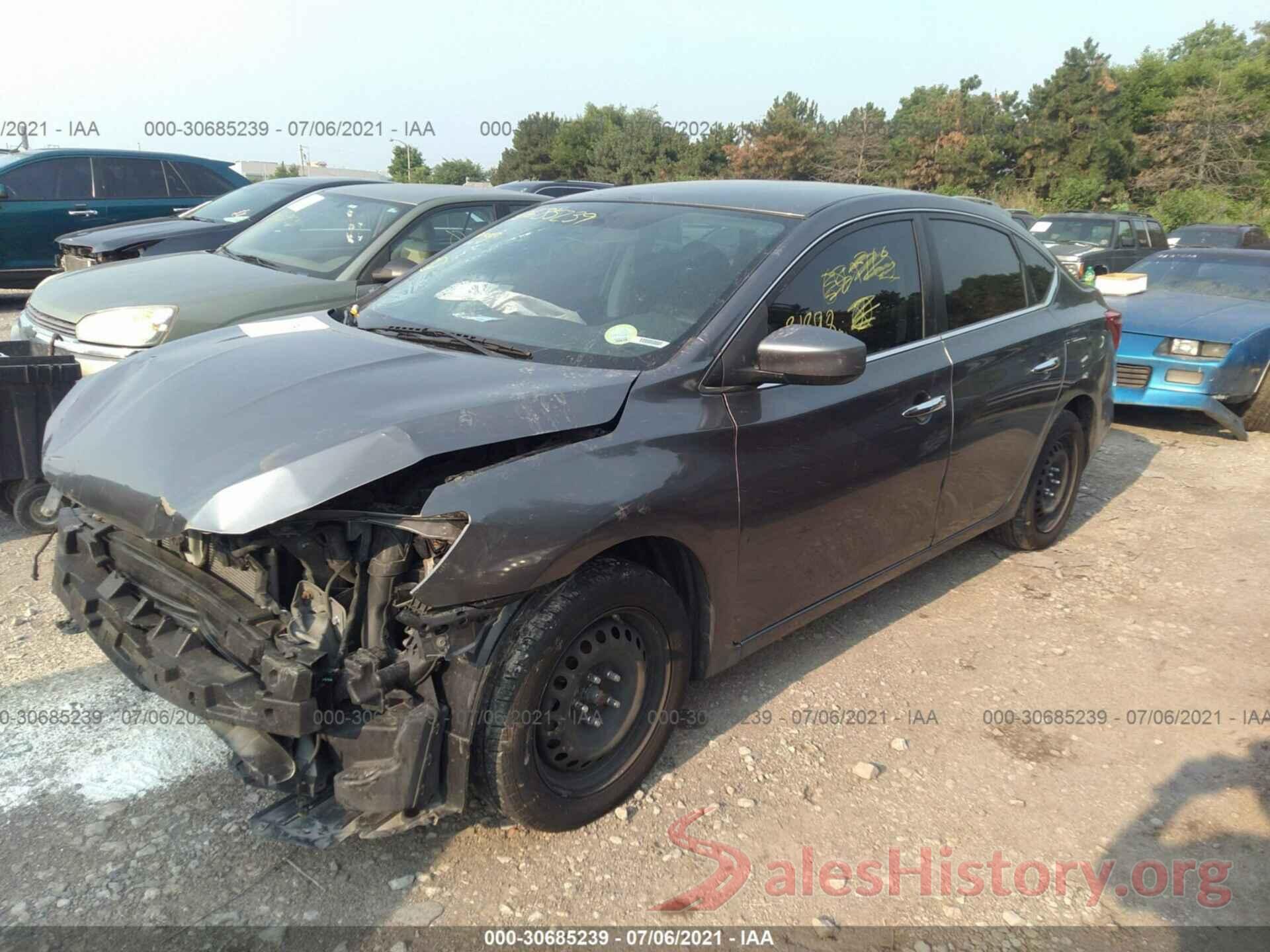 3N1AB7AP7GL649765 2016 NISSAN SENTRA