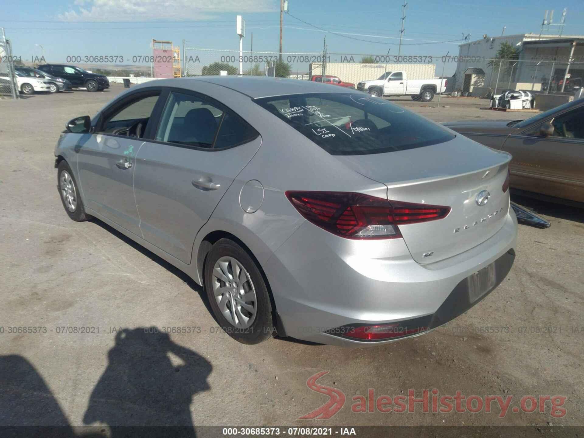 5NPD74LF9KH431821 2019 HYUNDAI ELANTRA