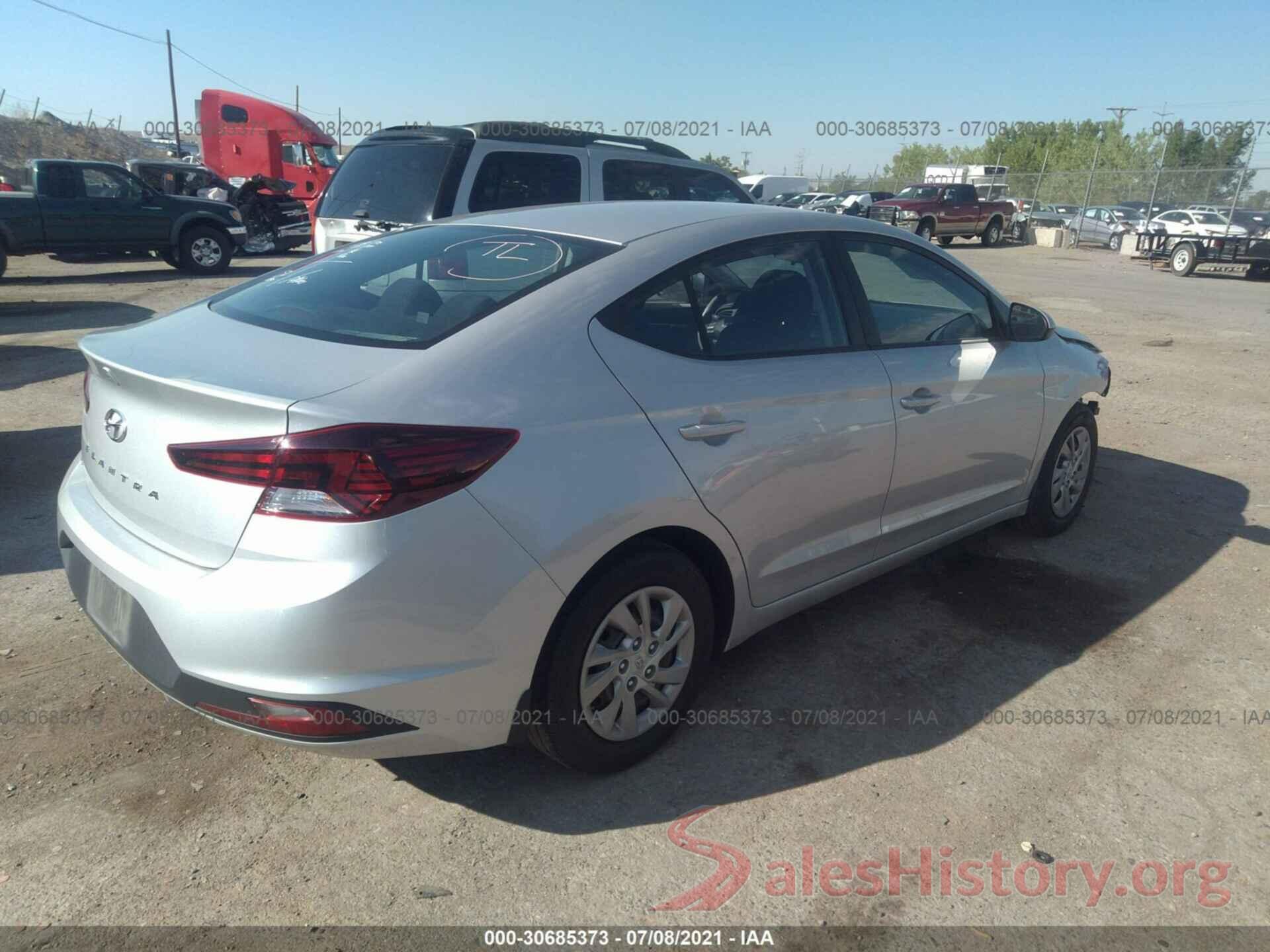 5NPD74LF9KH431821 2019 HYUNDAI ELANTRA