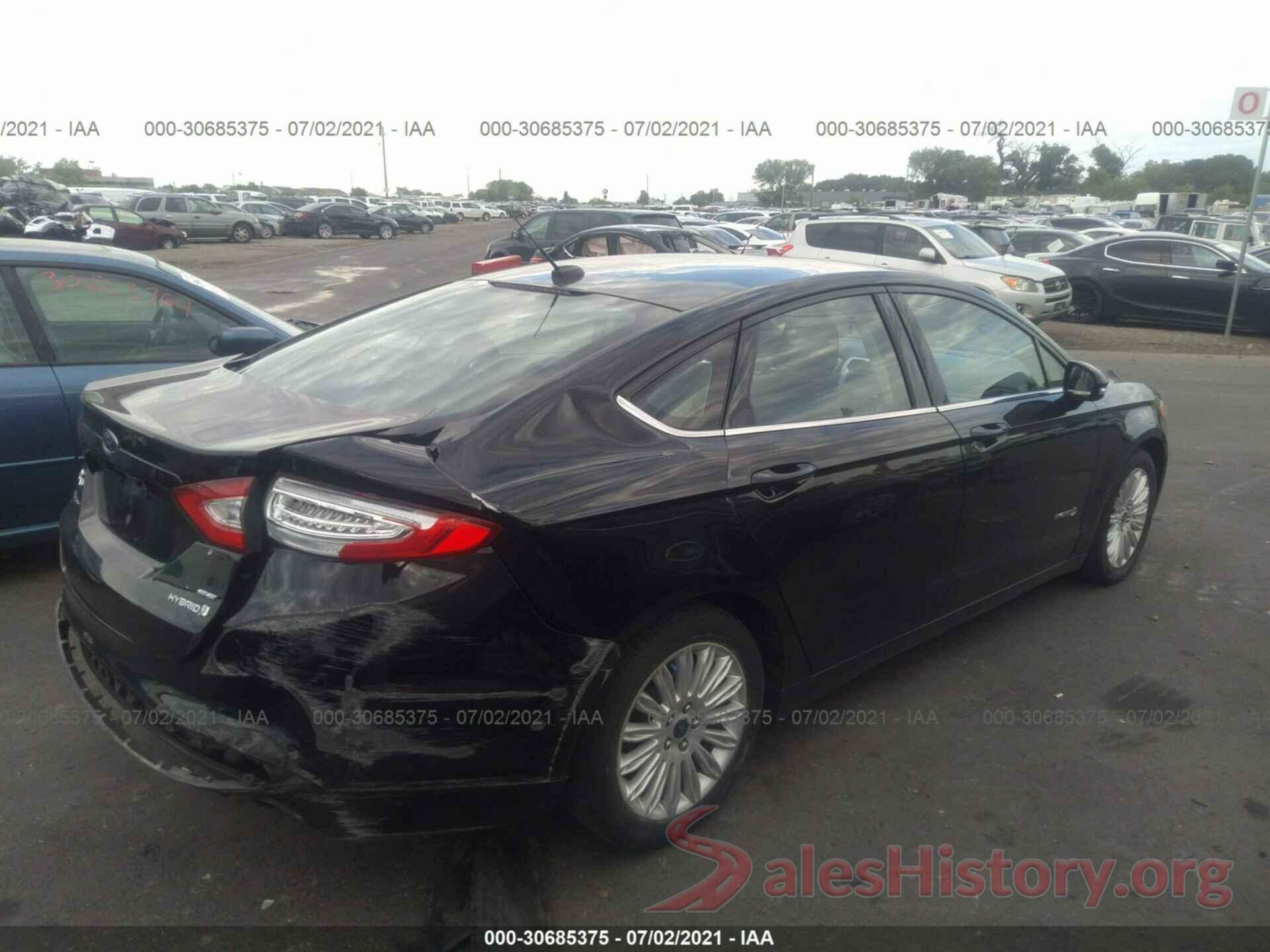 3FA6P0LU5GR389349 2016 FORD FUSION