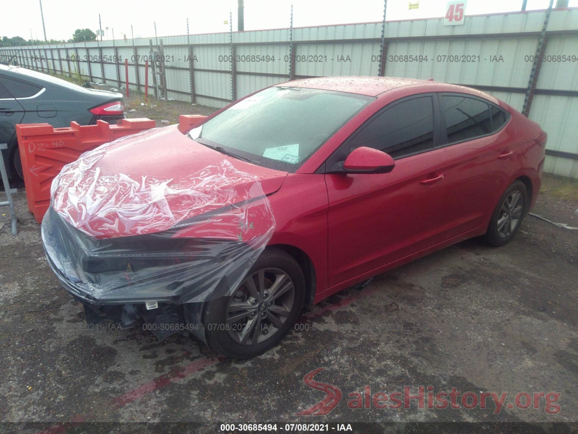 5NPD84LF6JH300177 2018 HYUNDAI ELANTRA