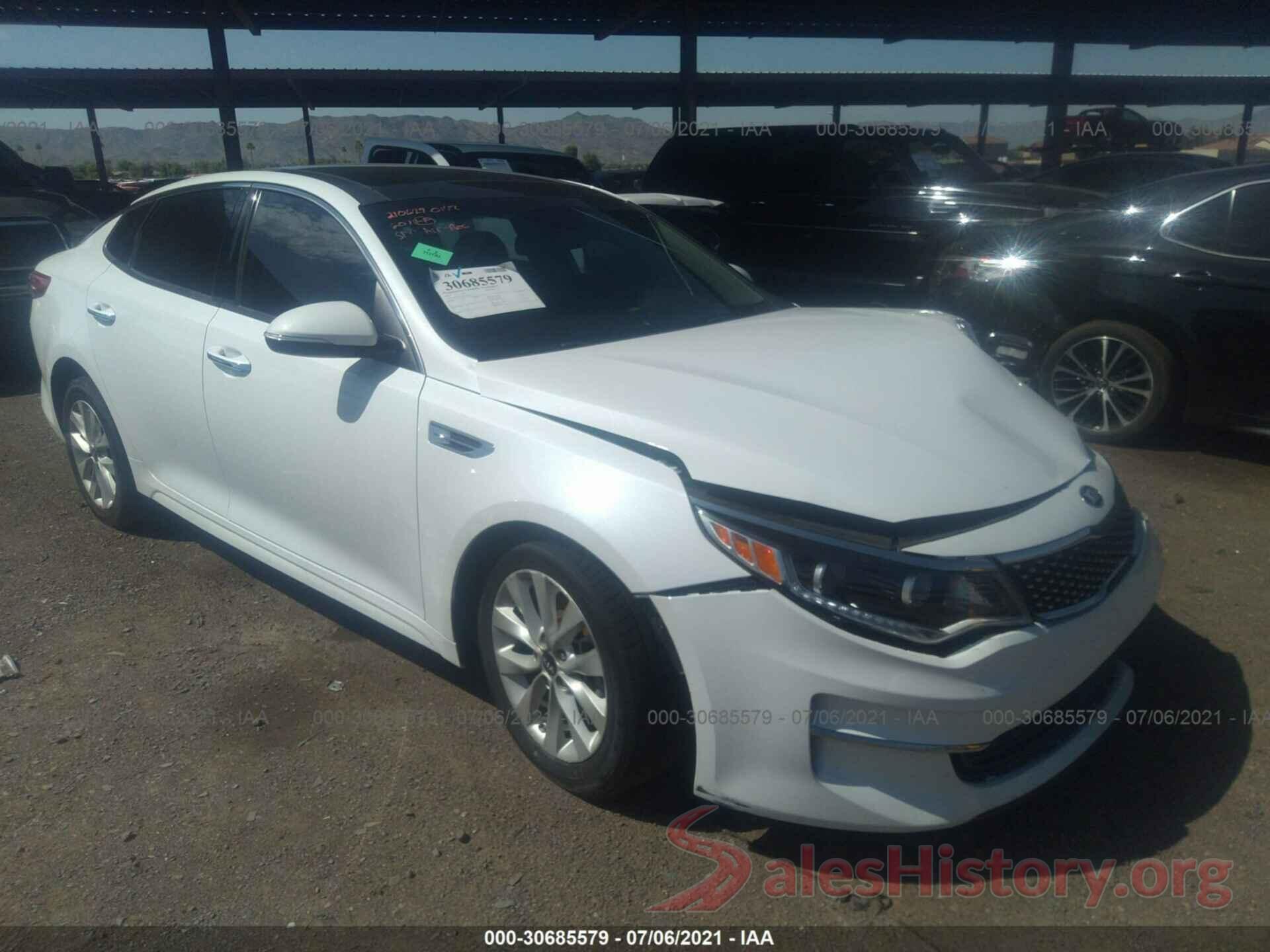 5XXGU4L32GG056191 2016 KIA OPTIMA