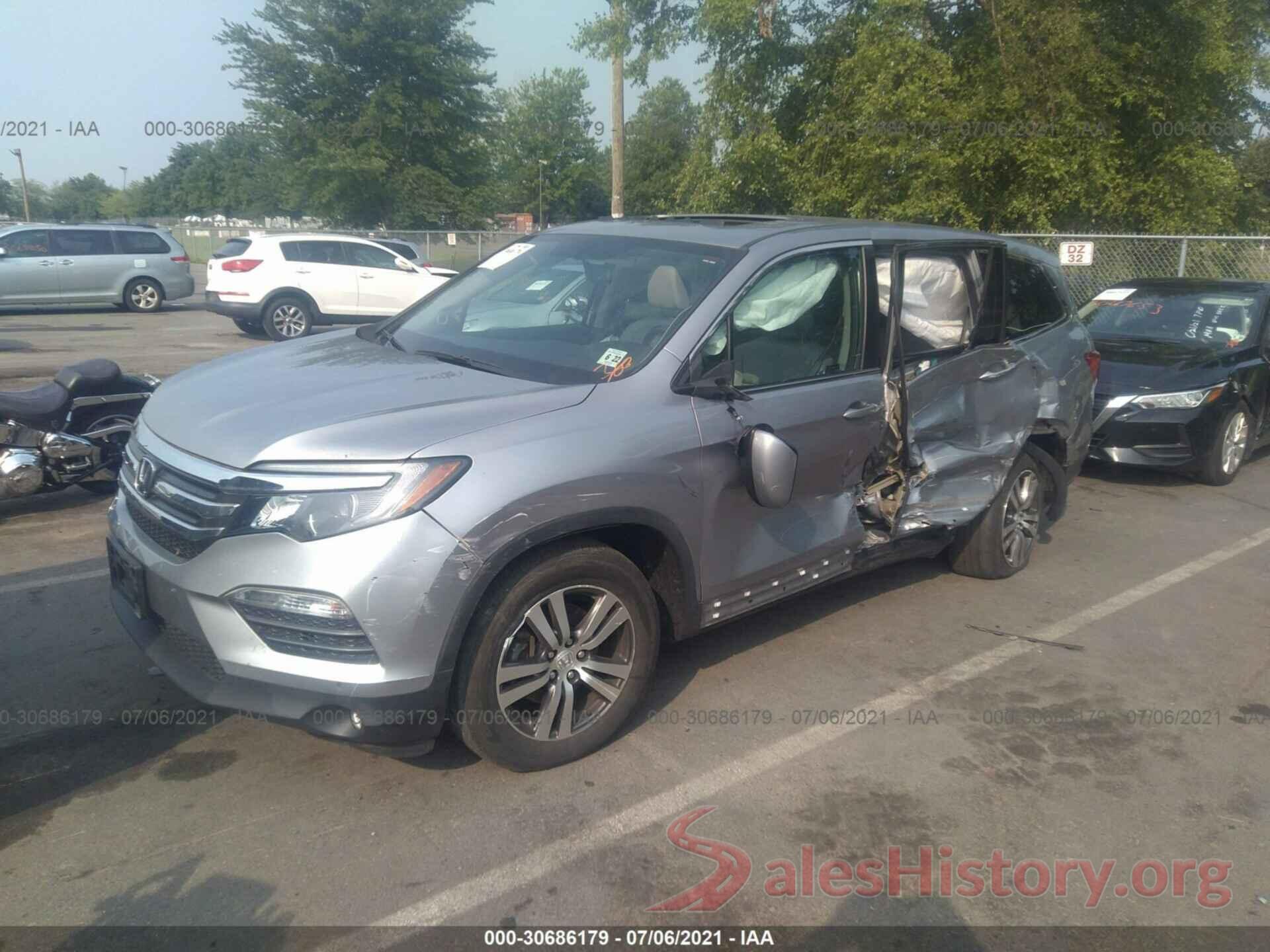 5FNYF6H73HB037871 2017 HONDA PILOT