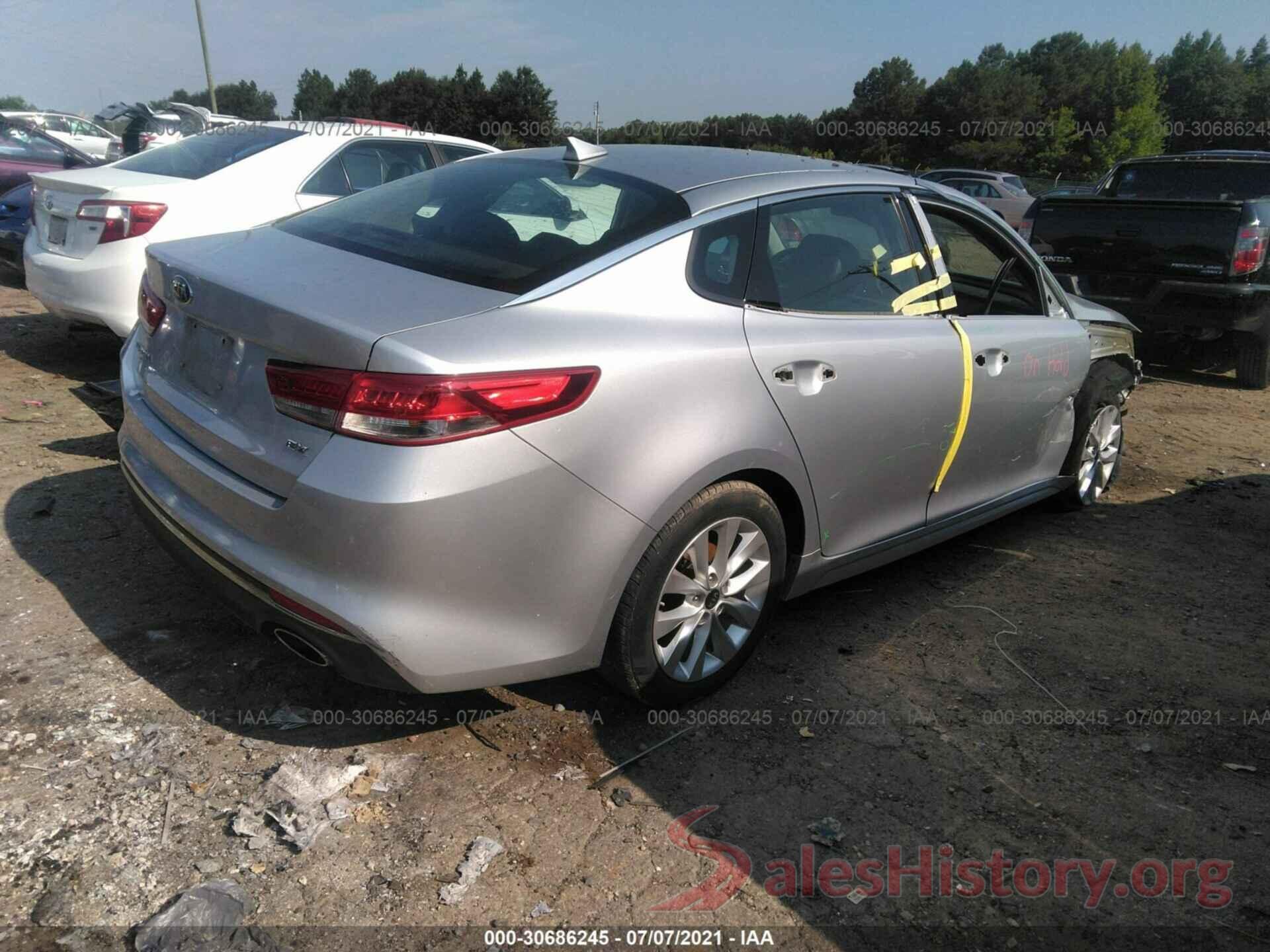 5XXGU4L32GG053453 2016 KIA OPTIMA