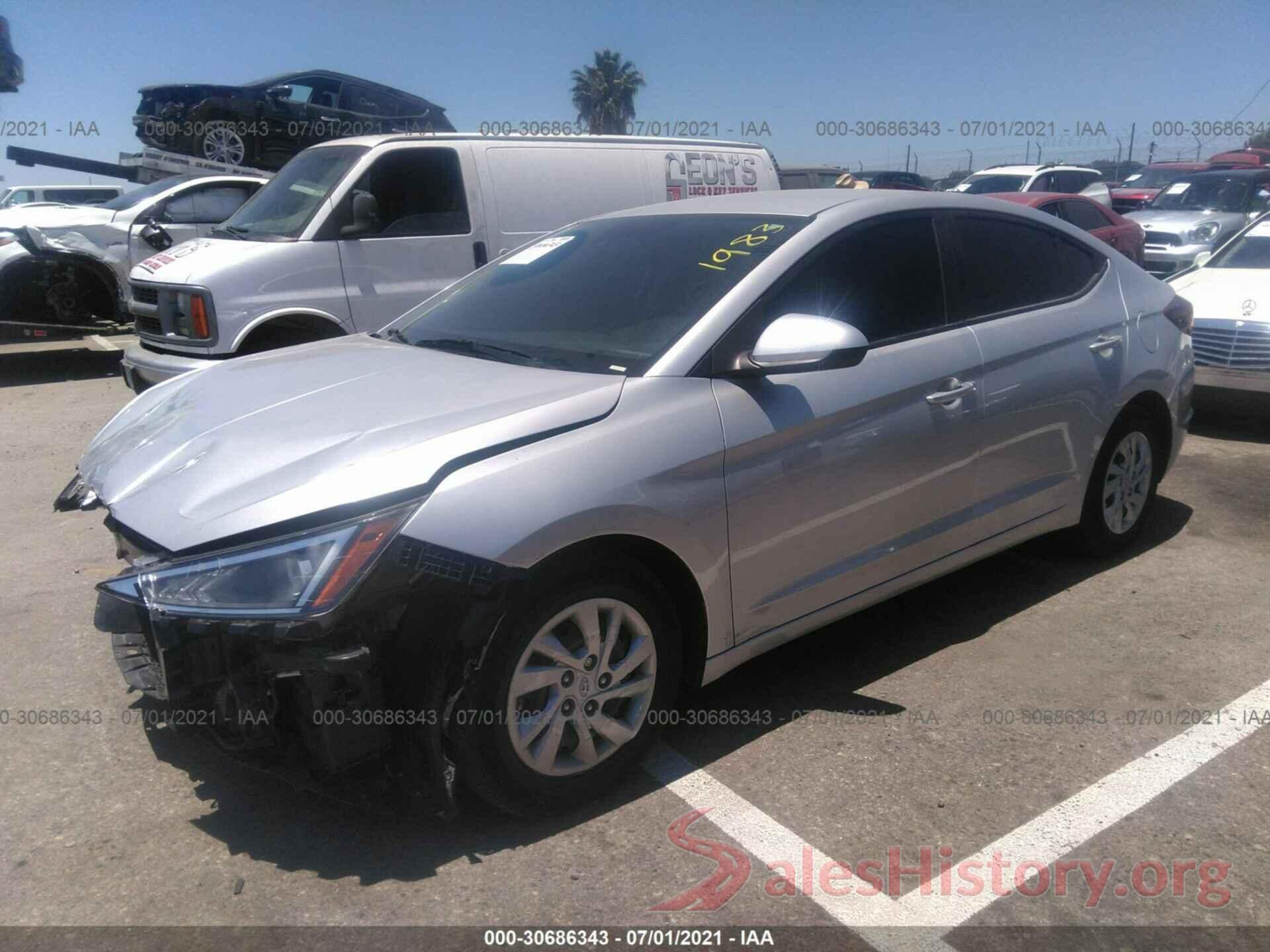 5NPD74LF6LH501874 2020 HYUNDAI ELANTRA