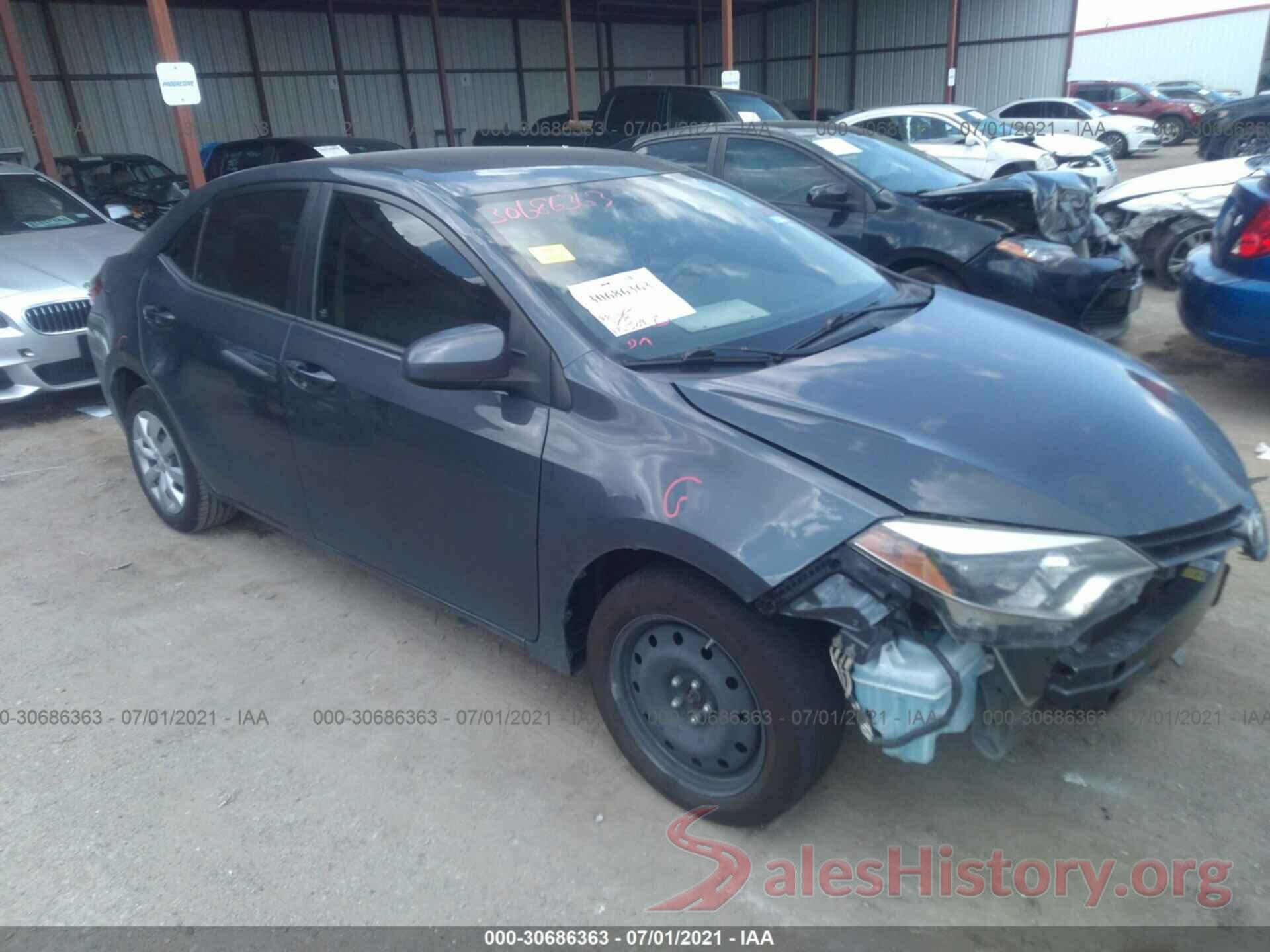 5YFBURHE9GP561704 2016 TOYOTA COROLLA