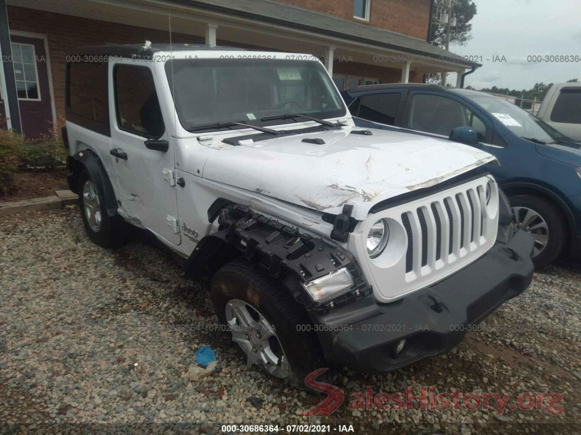 1C4GJXAG9LW228497 2020 JEEP WRANGLER