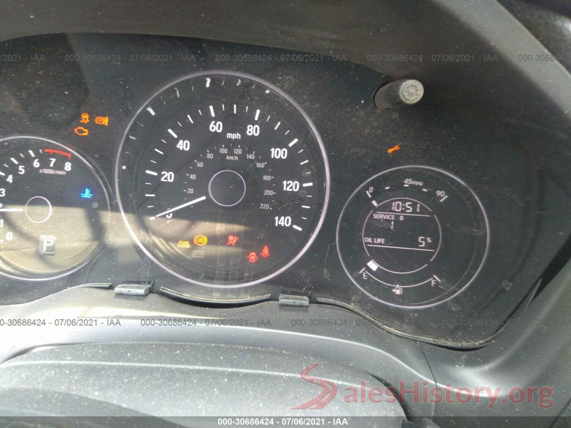 3CZRU6H31KM706711 2019 HONDA HR-V