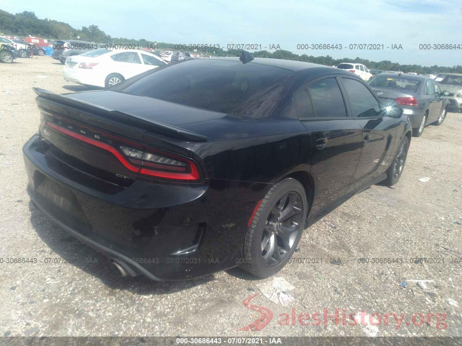 2C3CDXHG0KH630504 2019 DODGE CHARGER