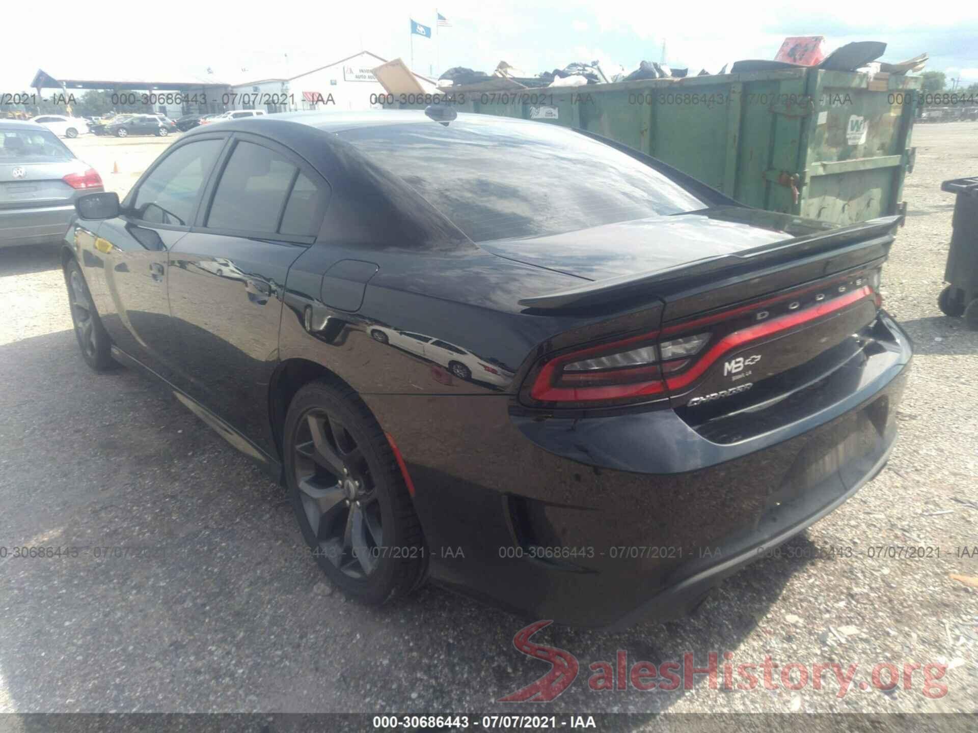 2C3CDXHG0KH630504 2019 DODGE CHARGER