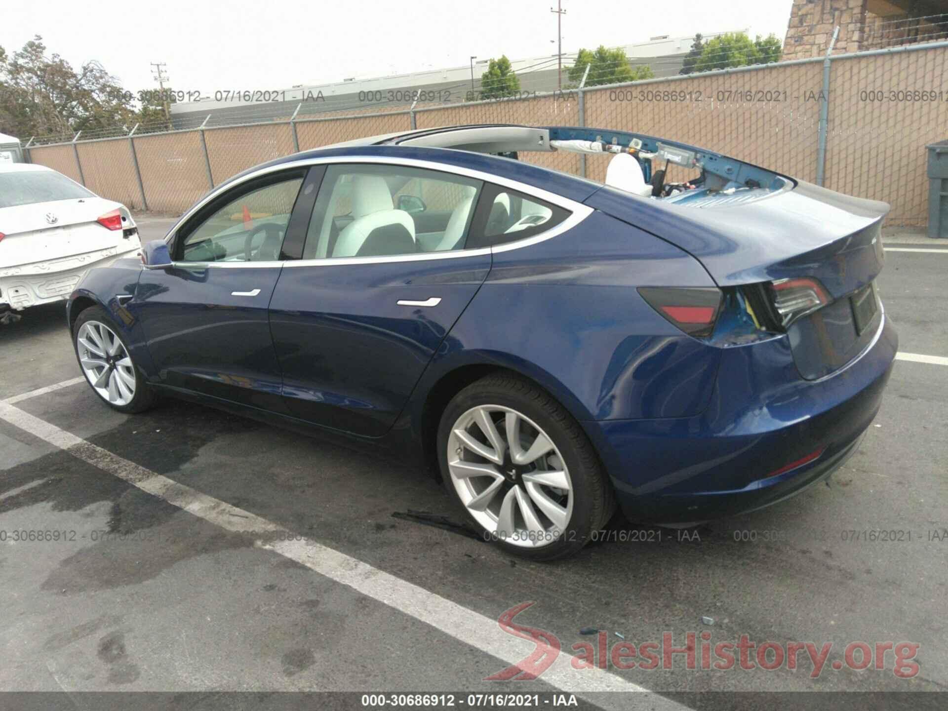 5YJ3E1EB0LF796057 2020 TESLA MODEL 3