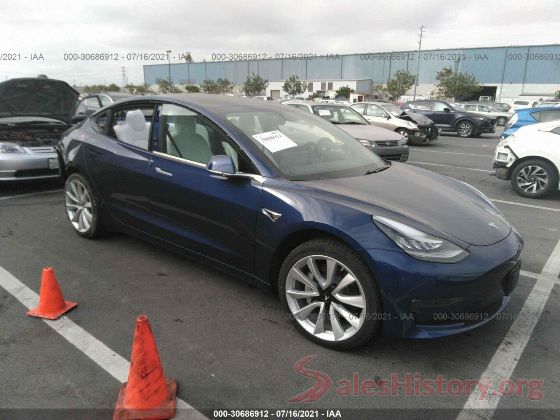 5YJ3E1EB0LF796057 2020 TESLA MODEL 3