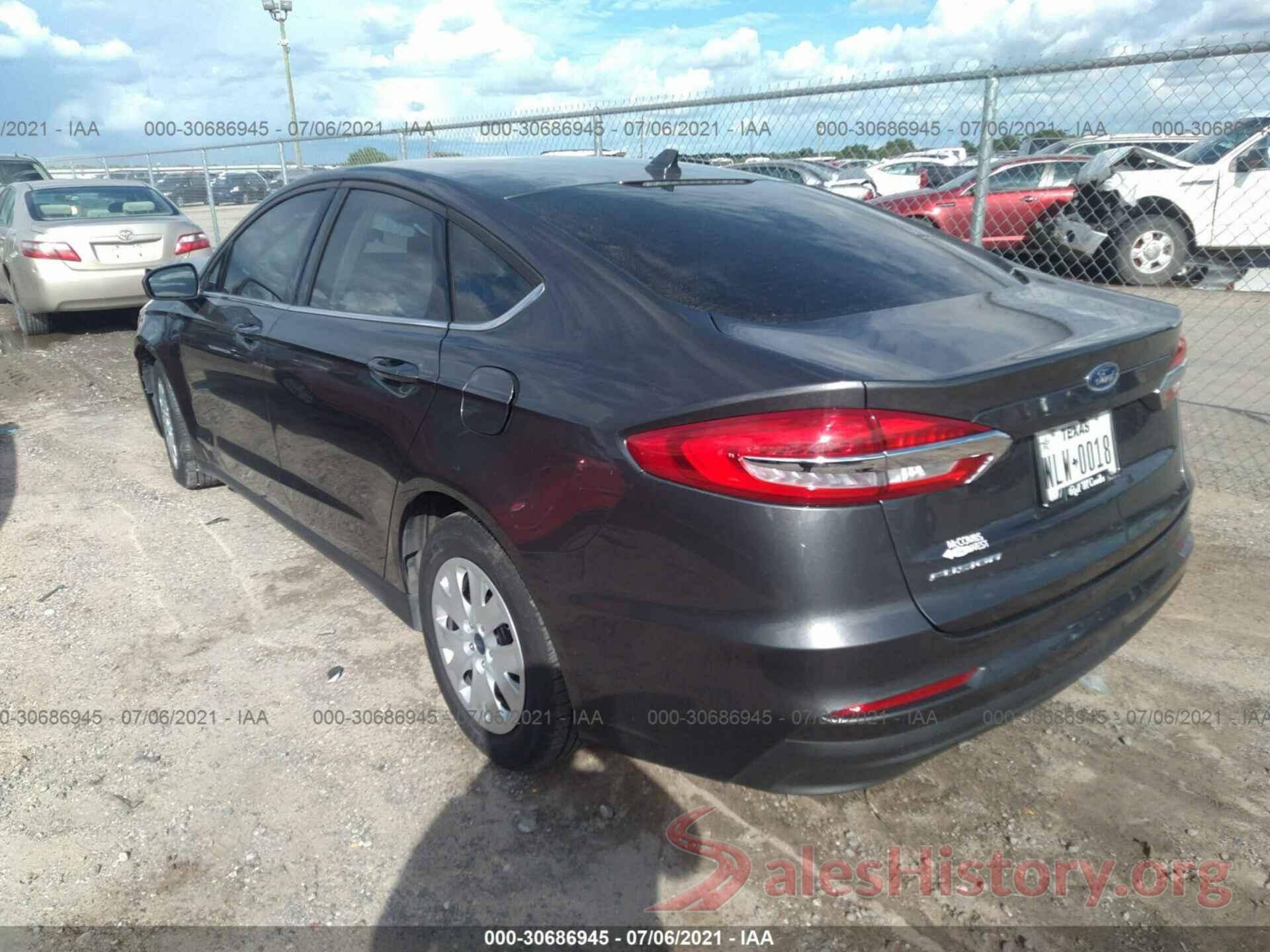 3FA6P0G77LR232260 2020 FORD FUSION