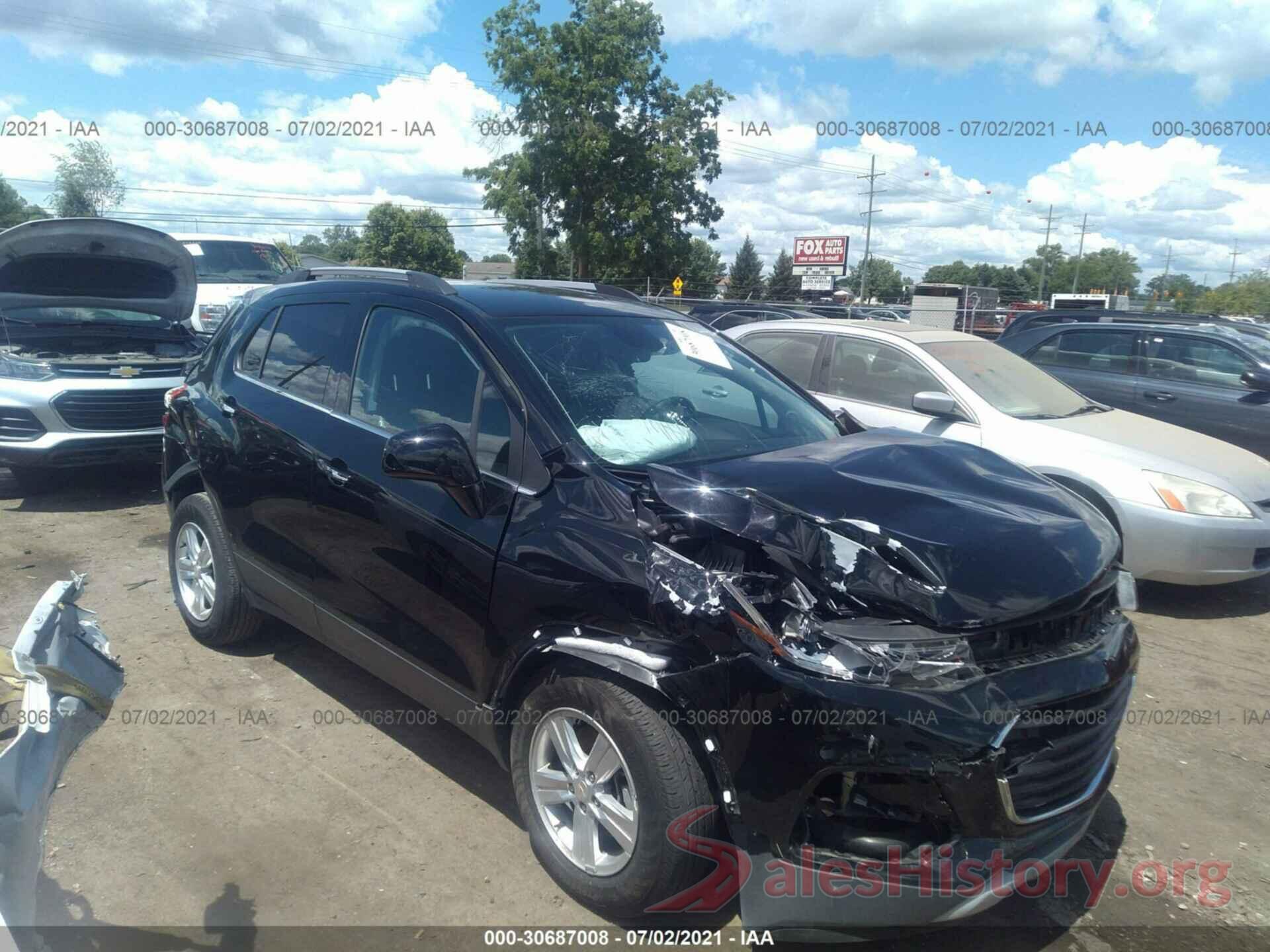 3GNCJLSB8KL326524 2019 CHEVROLET TRAX