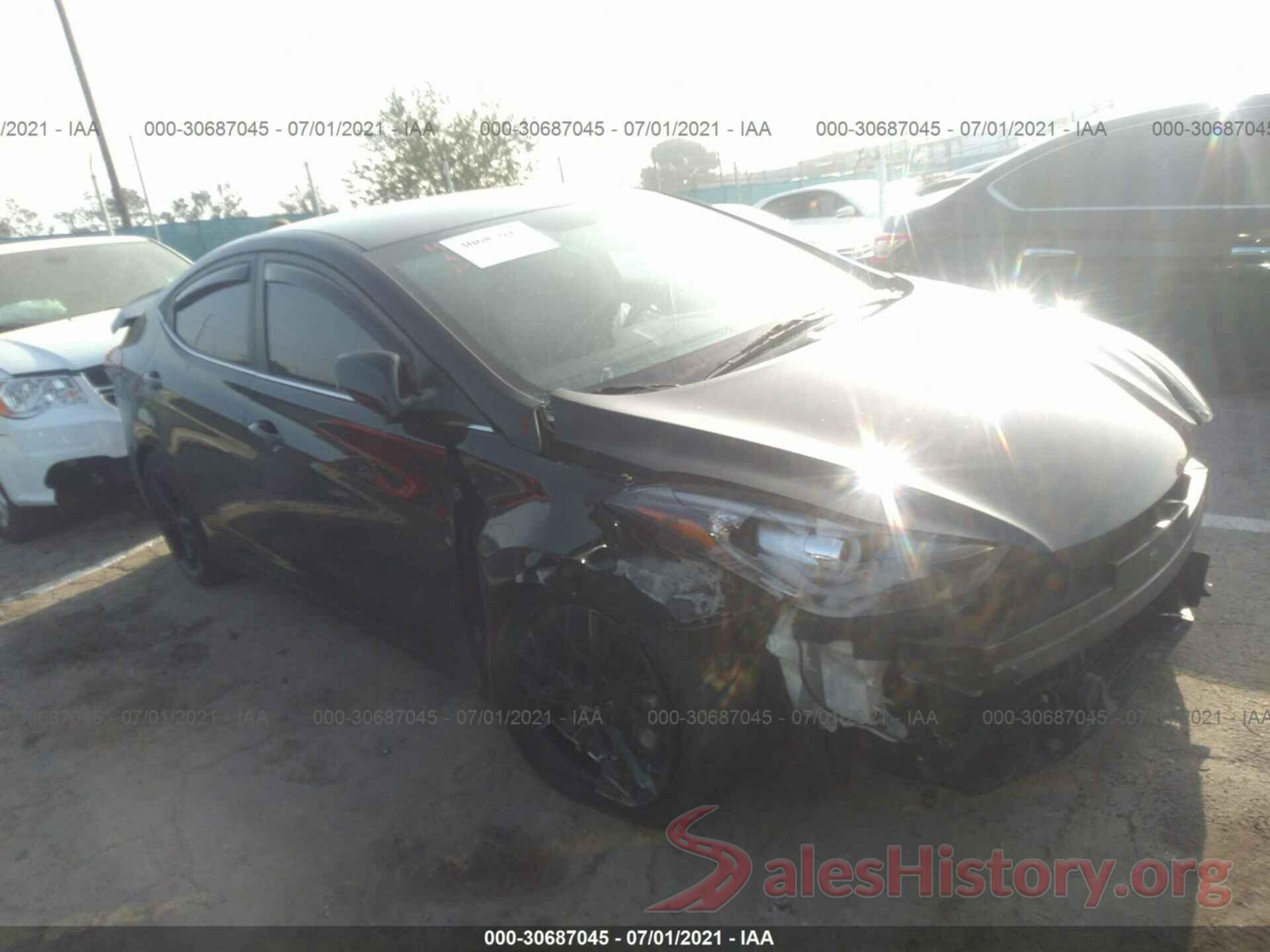 KMHDH4AH3GU599268 2016 HYUNDAI ELANTRA