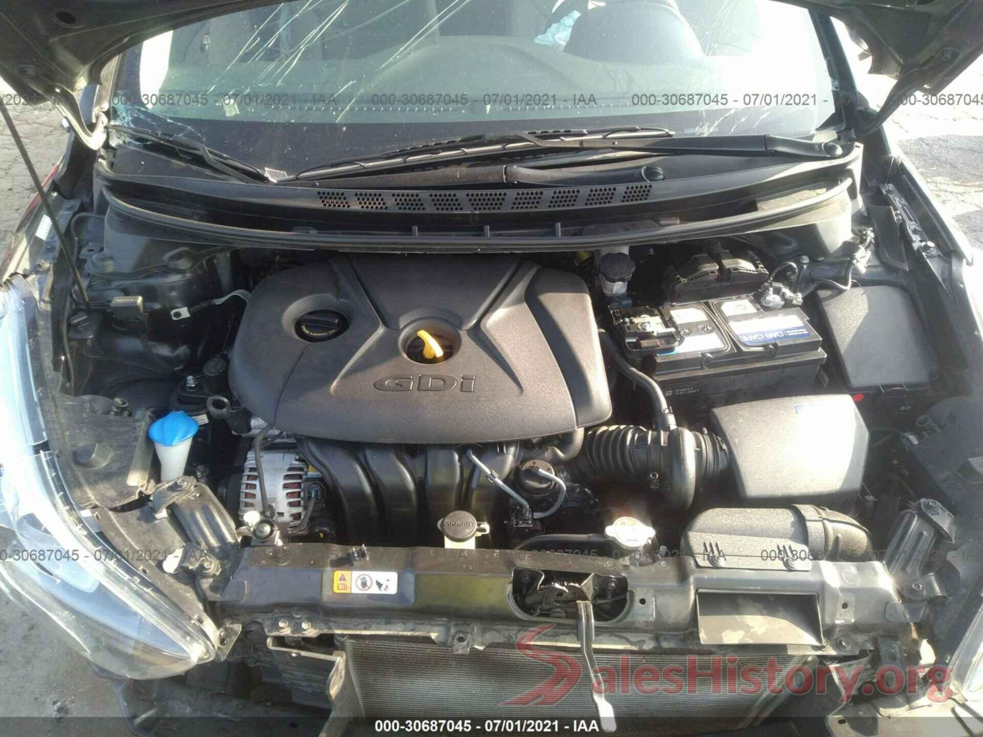 KMHDH4AH3GU599268 2016 HYUNDAI ELANTRA