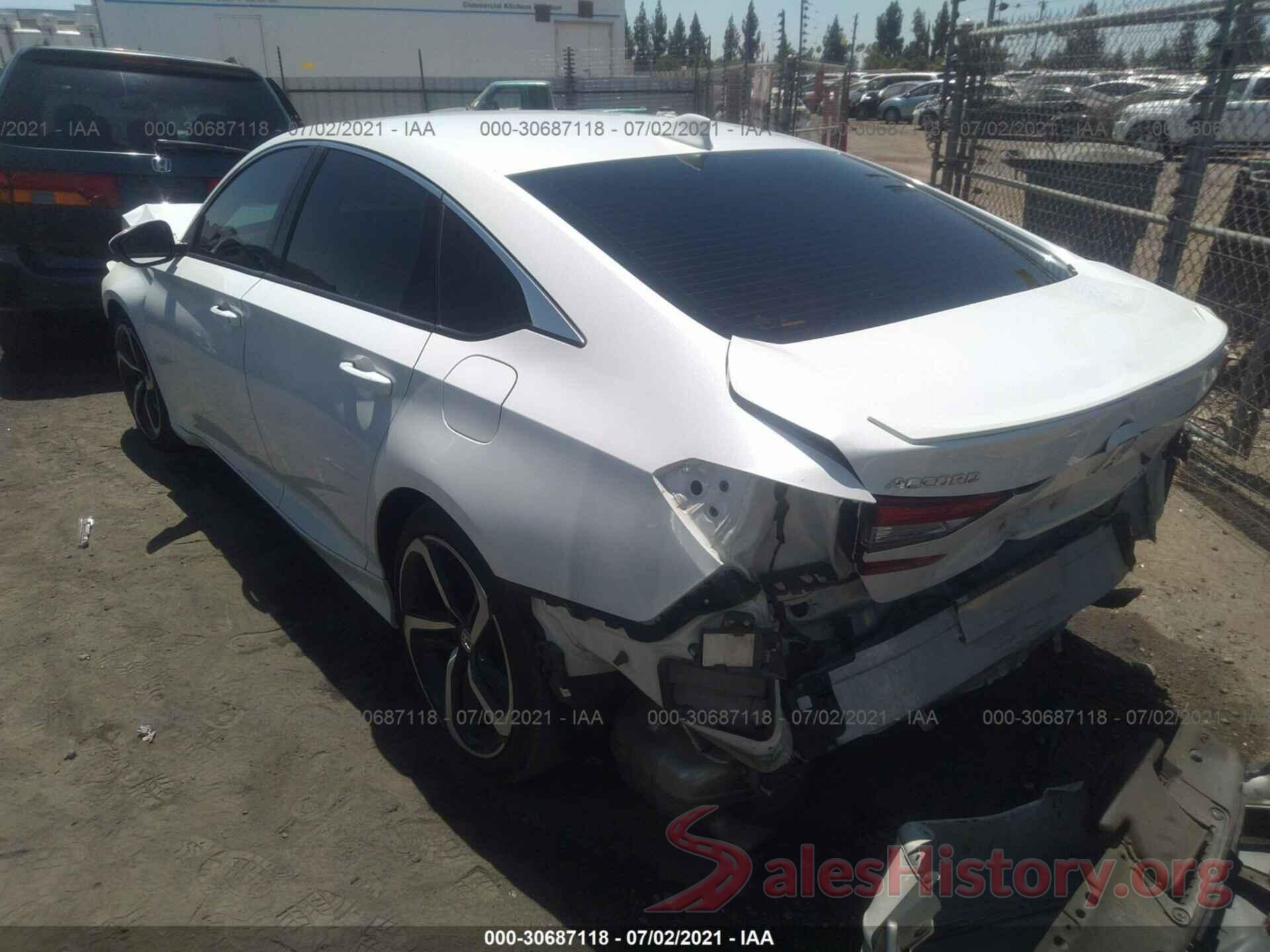 1HGCV2F37KA010129 2019 HONDA ACCORD SEDAN