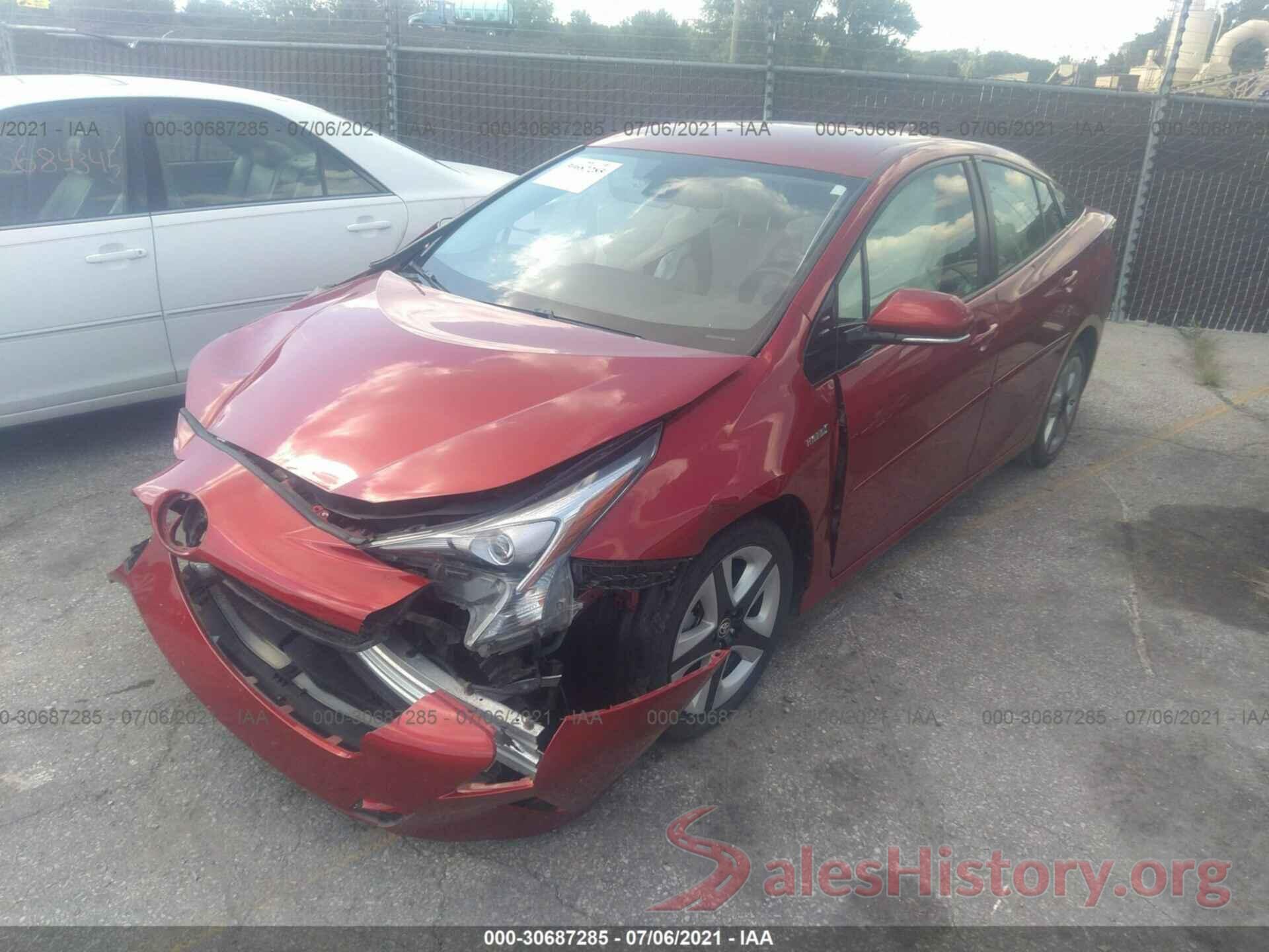 JTDKARFU9G3521246 2016 TOYOTA PRIUS