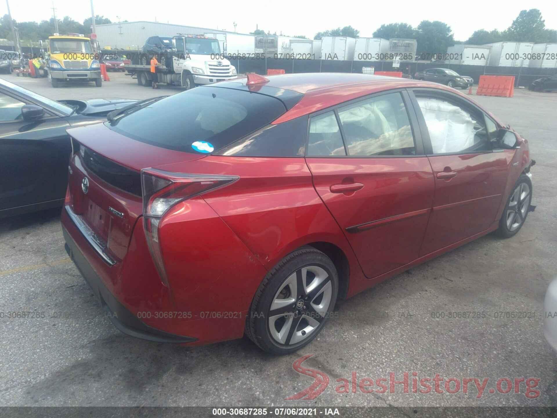 JTDKARFU9G3521246 2016 TOYOTA PRIUS