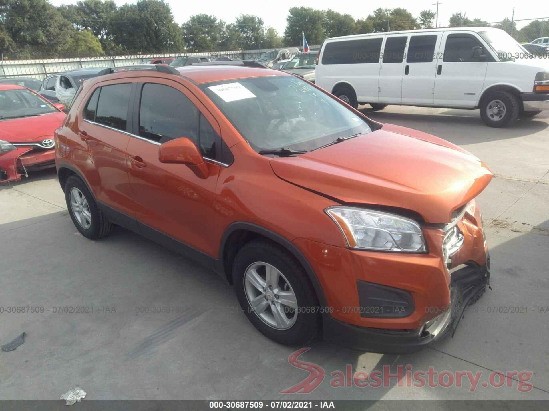 KL7CJLSB7GB578456 2016 CHEVROLET TRAX