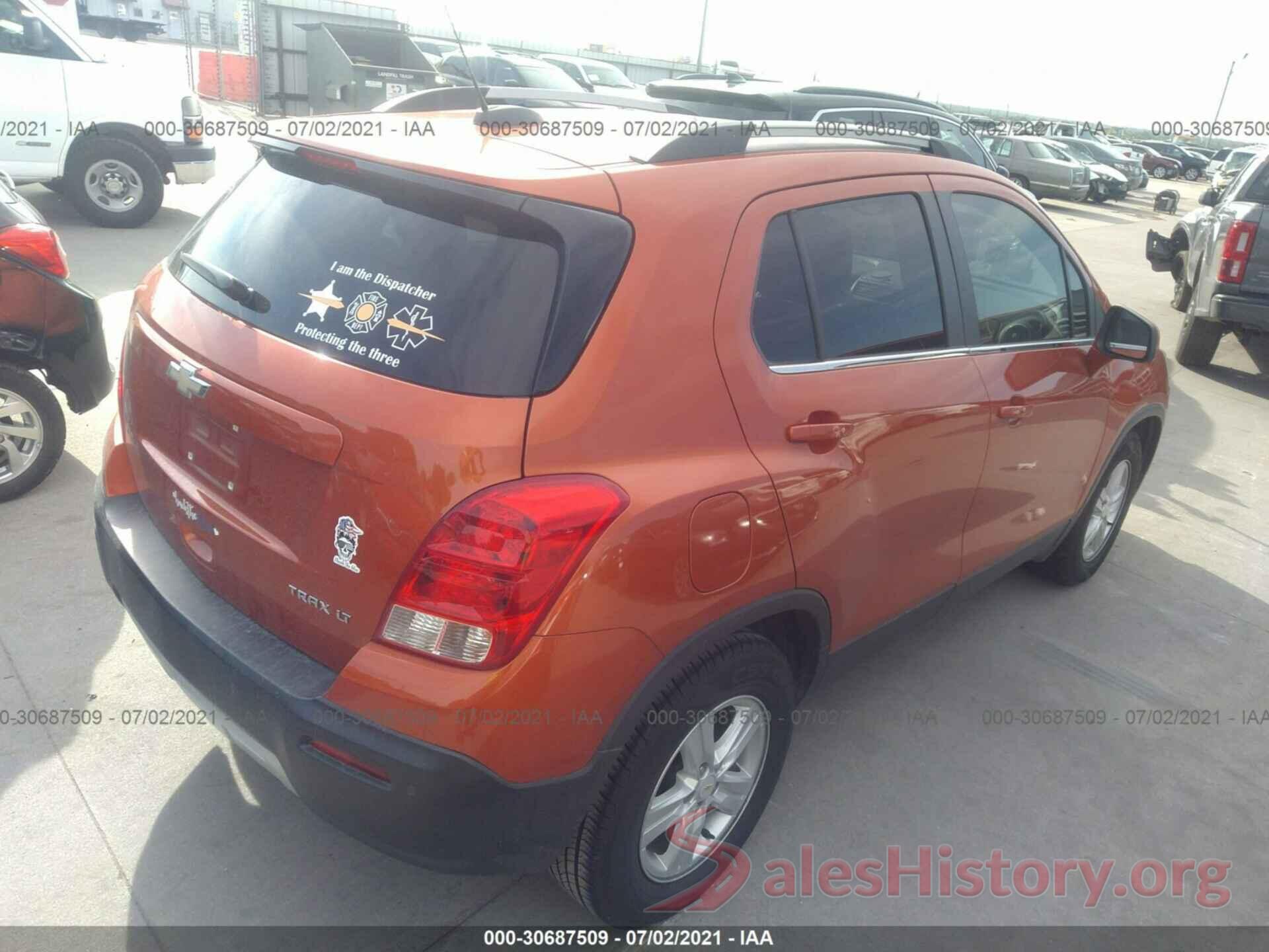 KL7CJLSB7GB578456 2016 CHEVROLET TRAX