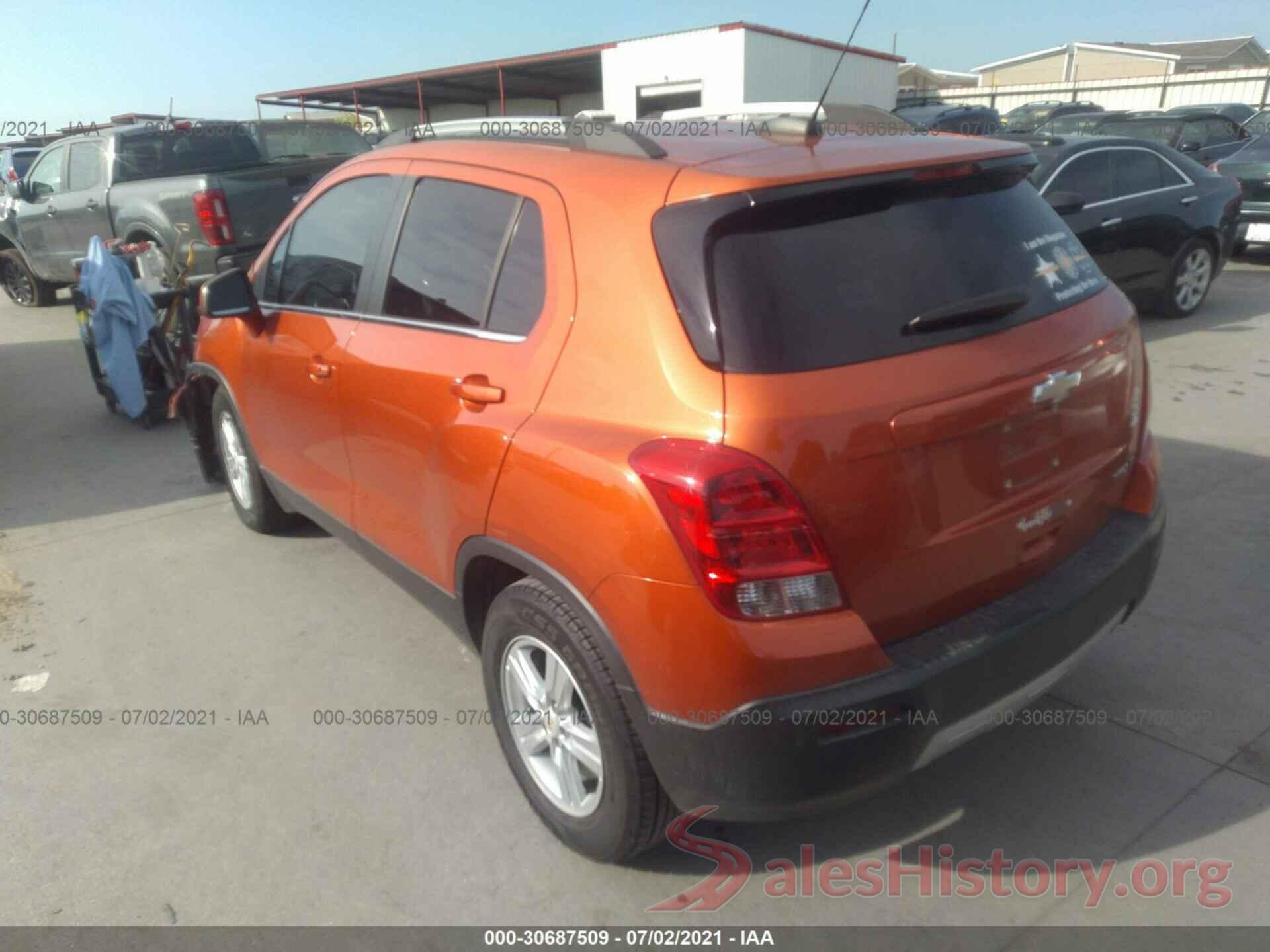 KL7CJLSB7GB578456 2016 CHEVROLET TRAX