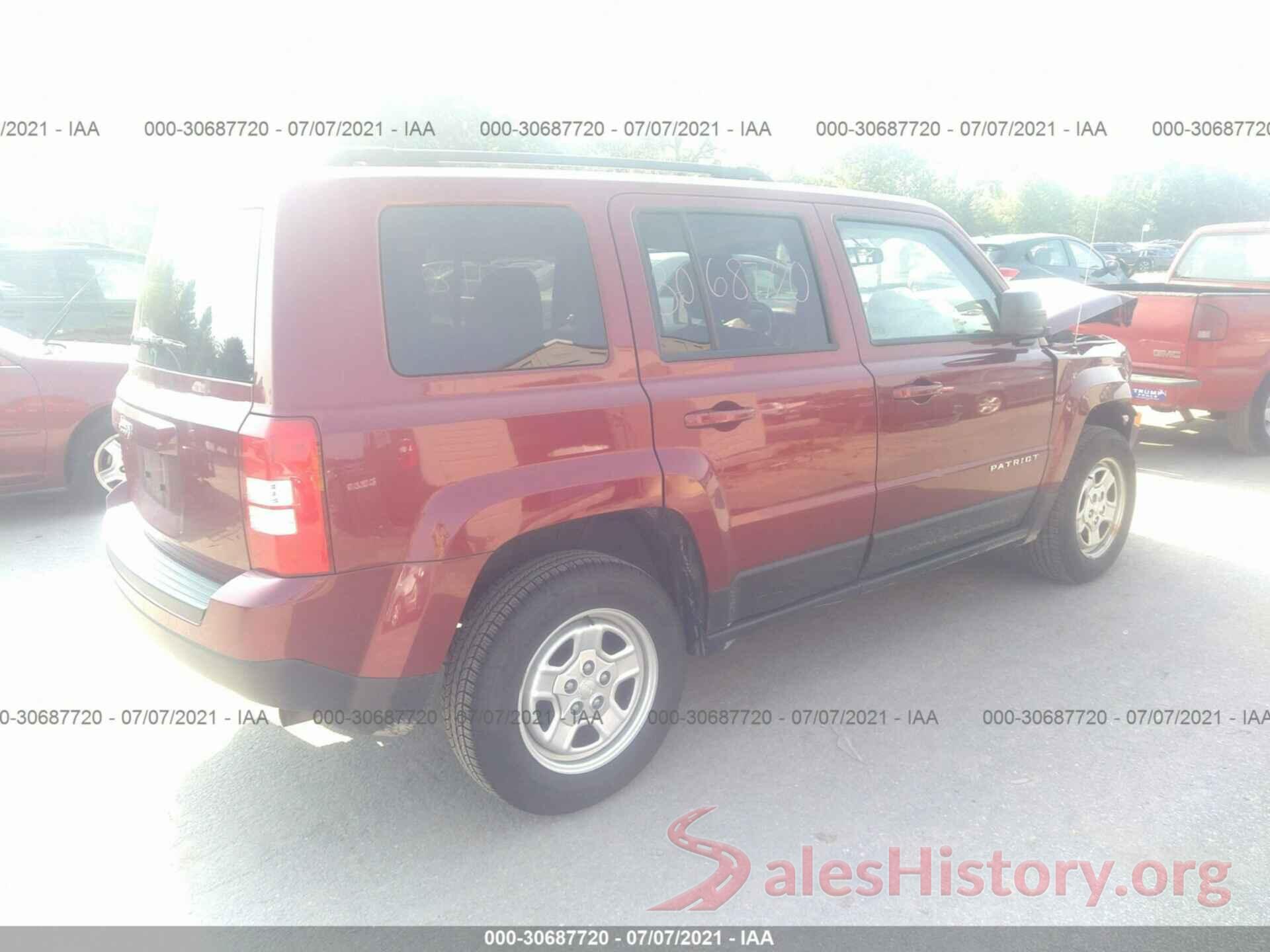 1C4NJRBB7GD657371 2016 JEEP PATRIOT