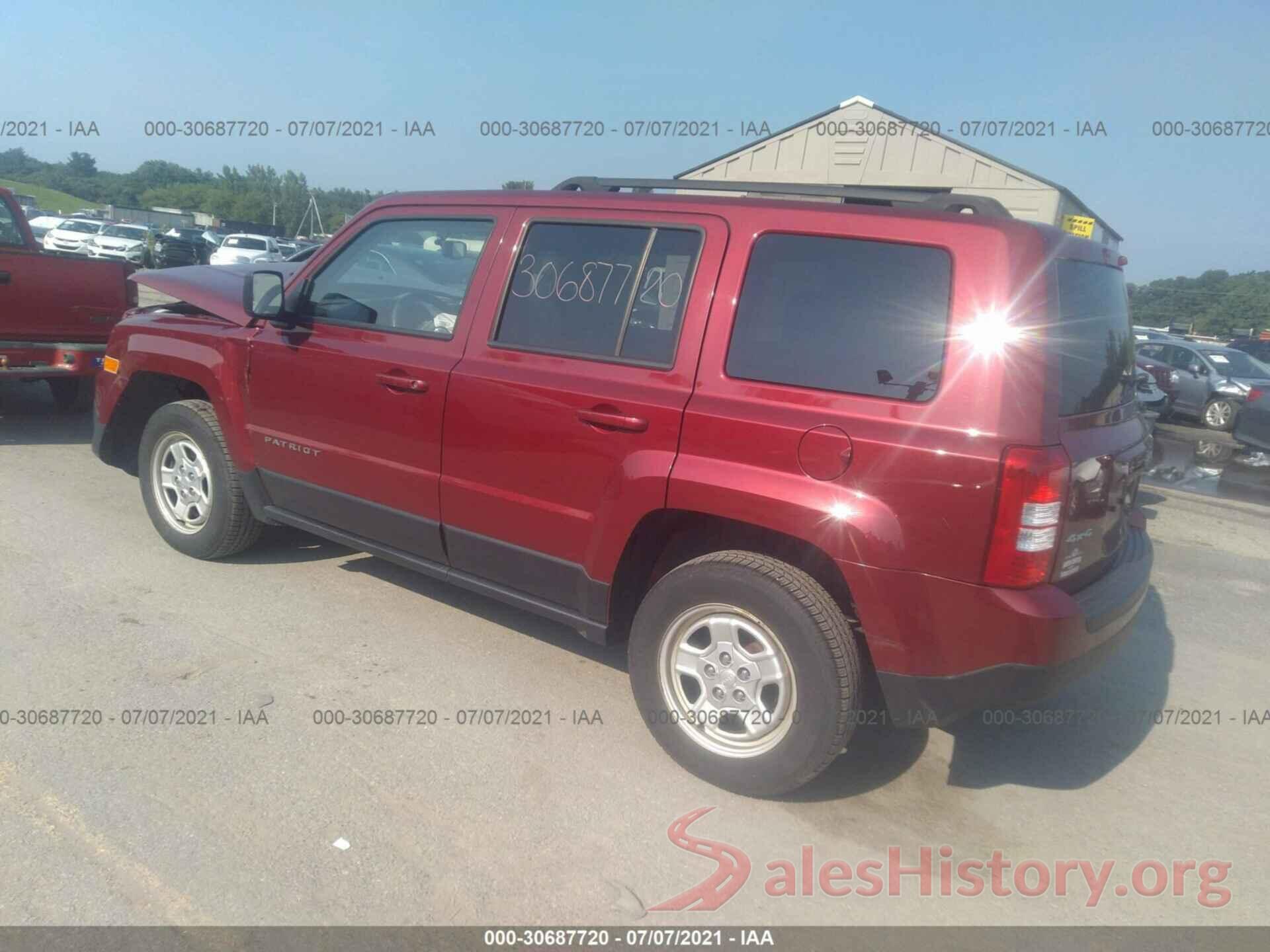 1C4NJRBB7GD657371 2016 JEEP PATRIOT