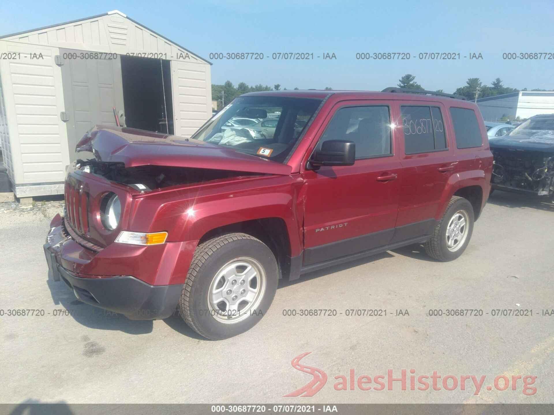 1C4NJRBB7GD657371 2016 JEEP PATRIOT