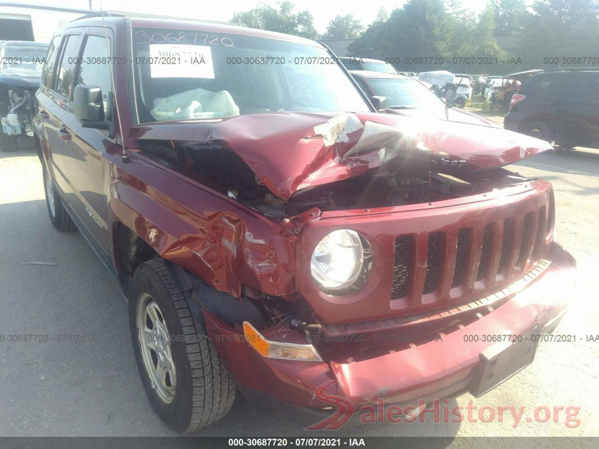 1C4NJRBB7GD657371 2016 JEEP PATRIOT