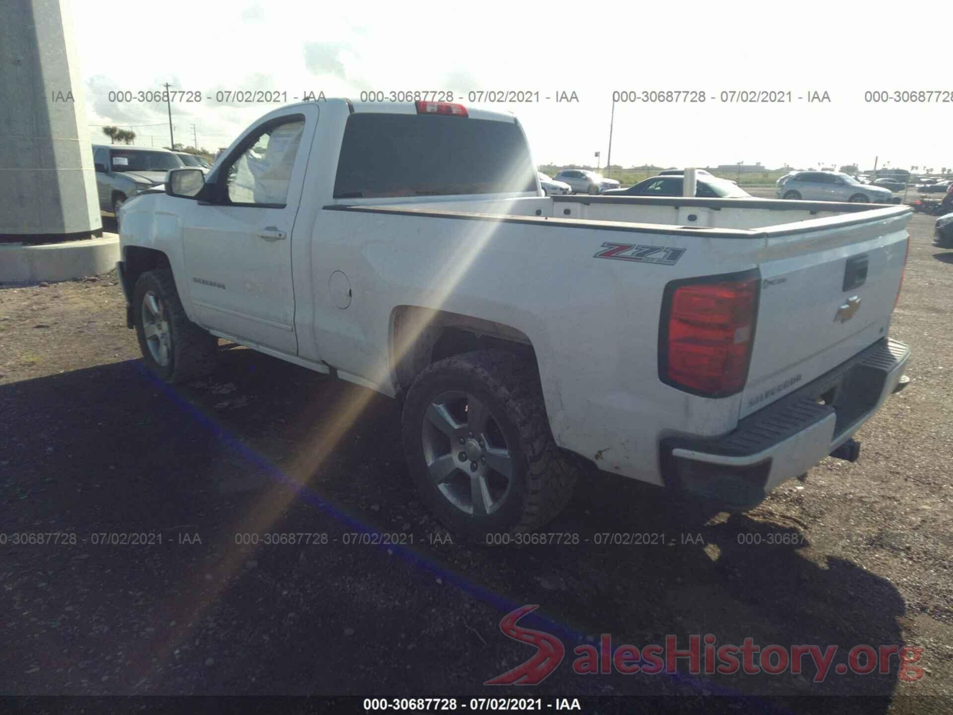 1GCNKREC2HZ315588 2017 CHEVROLET SILVERADO 1500