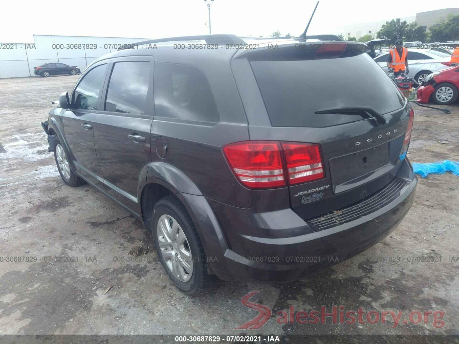 3C4PDCAB1HT677593 2017 DODGE JOURNEY