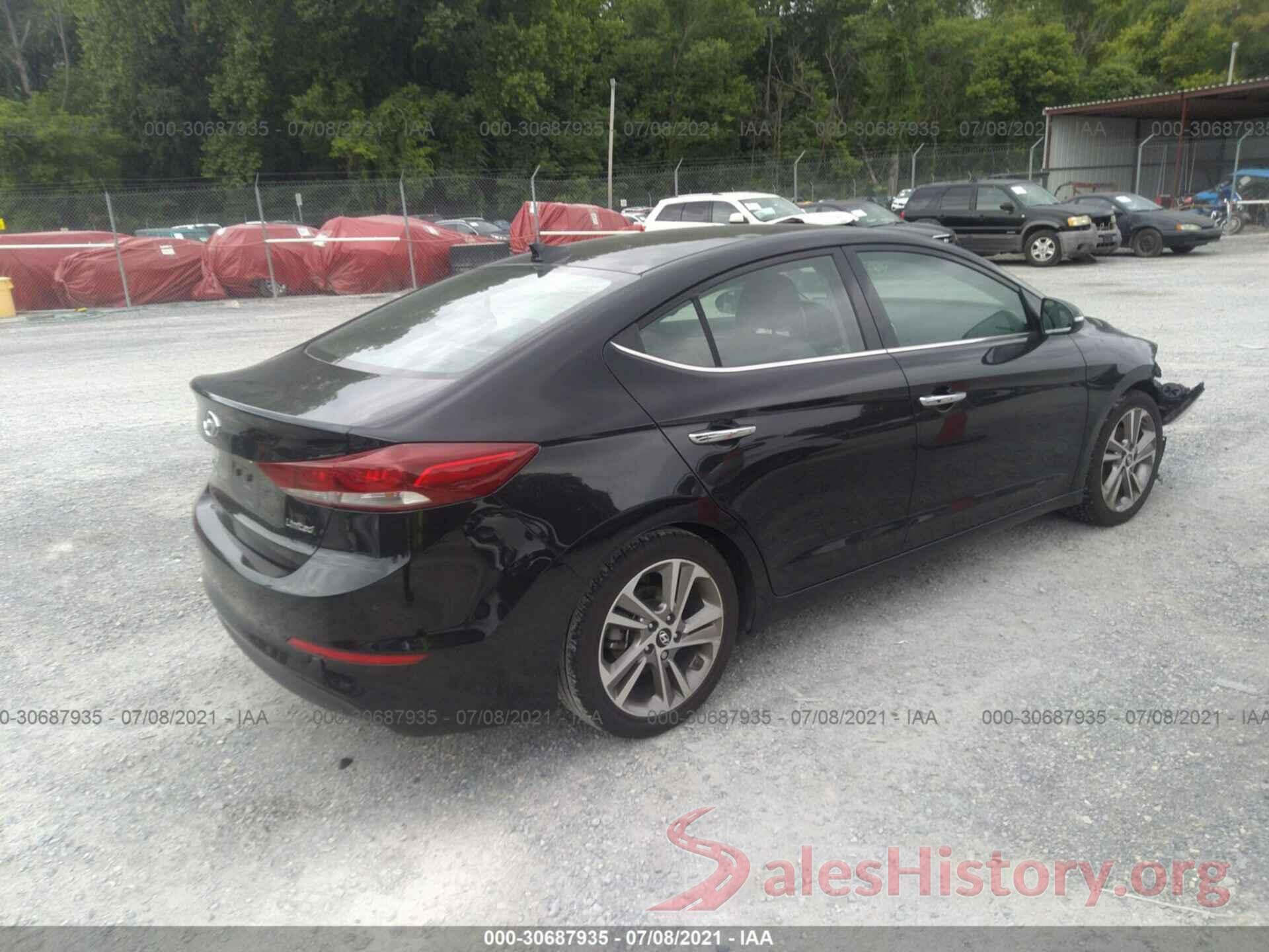 5NPD84LF6HH009690 2017 HYUNDAI ELANTRA