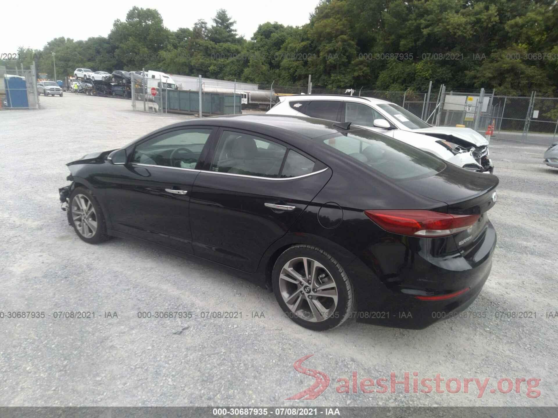 5NPD84LF6HH009690 2017 HYUNDAI ELANTRA