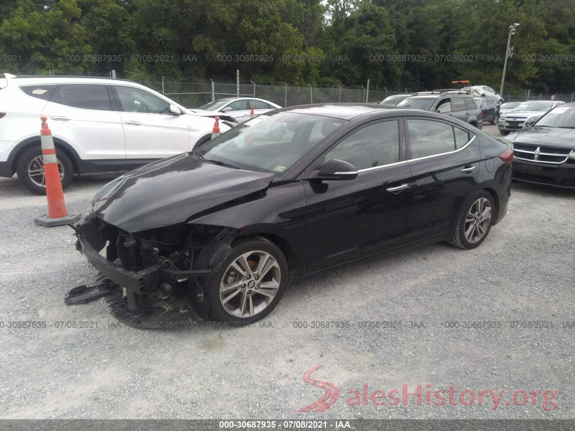 5NPD84LF6HH009690 2017 HYUNDAI ELANTRA